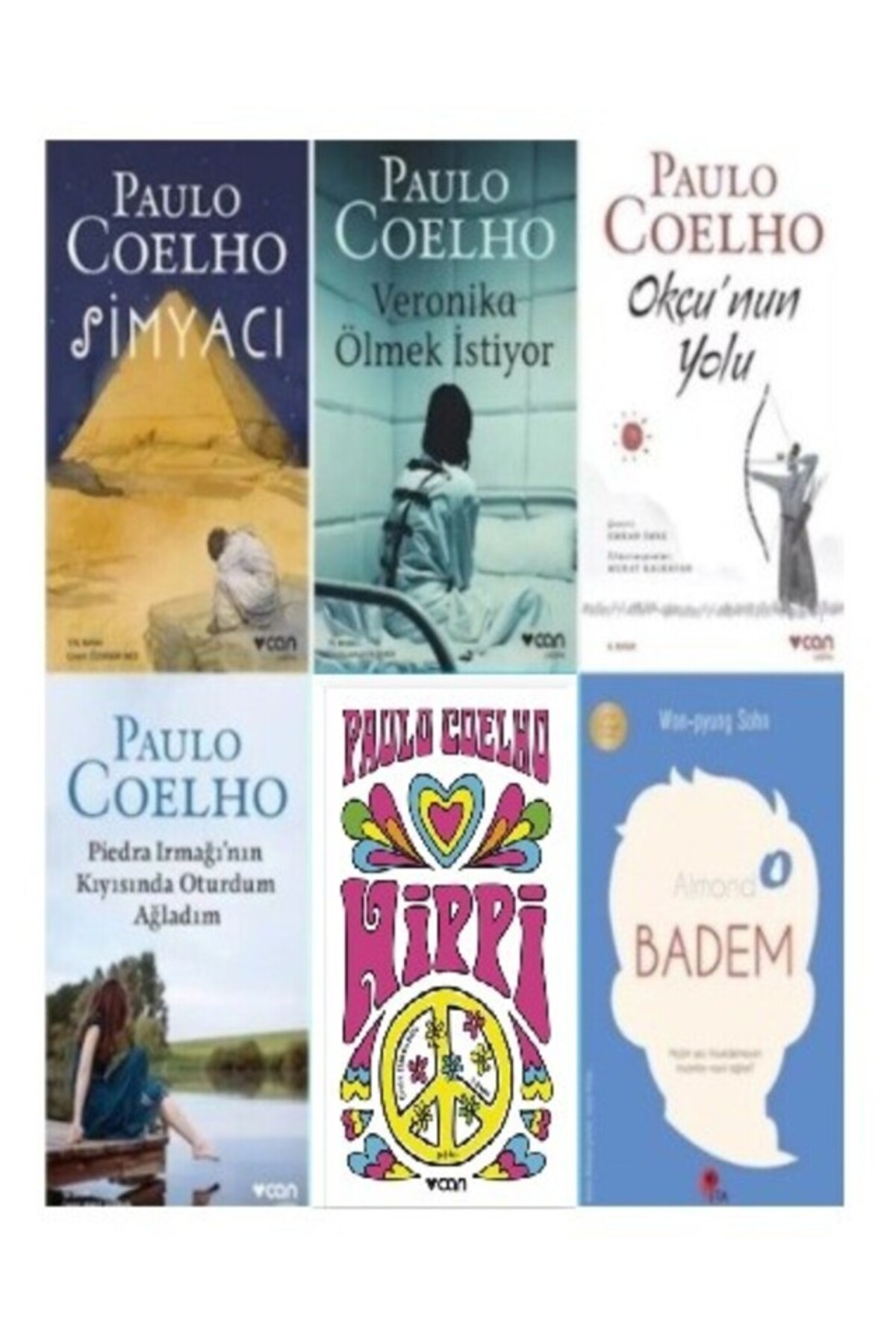 Can Yayınları Paulo Coelho Seti (5 Kitap + Badem Kitabı Hediye