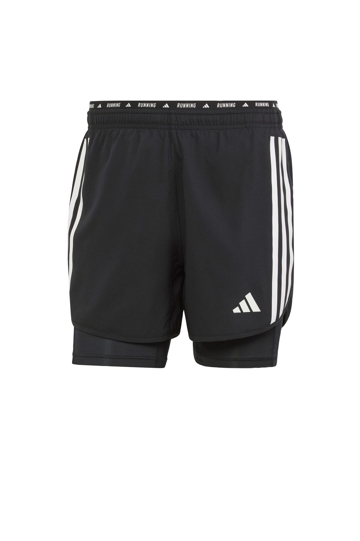 adidas-Own the Run 3-Stripes 2-in-1 Shorts 7