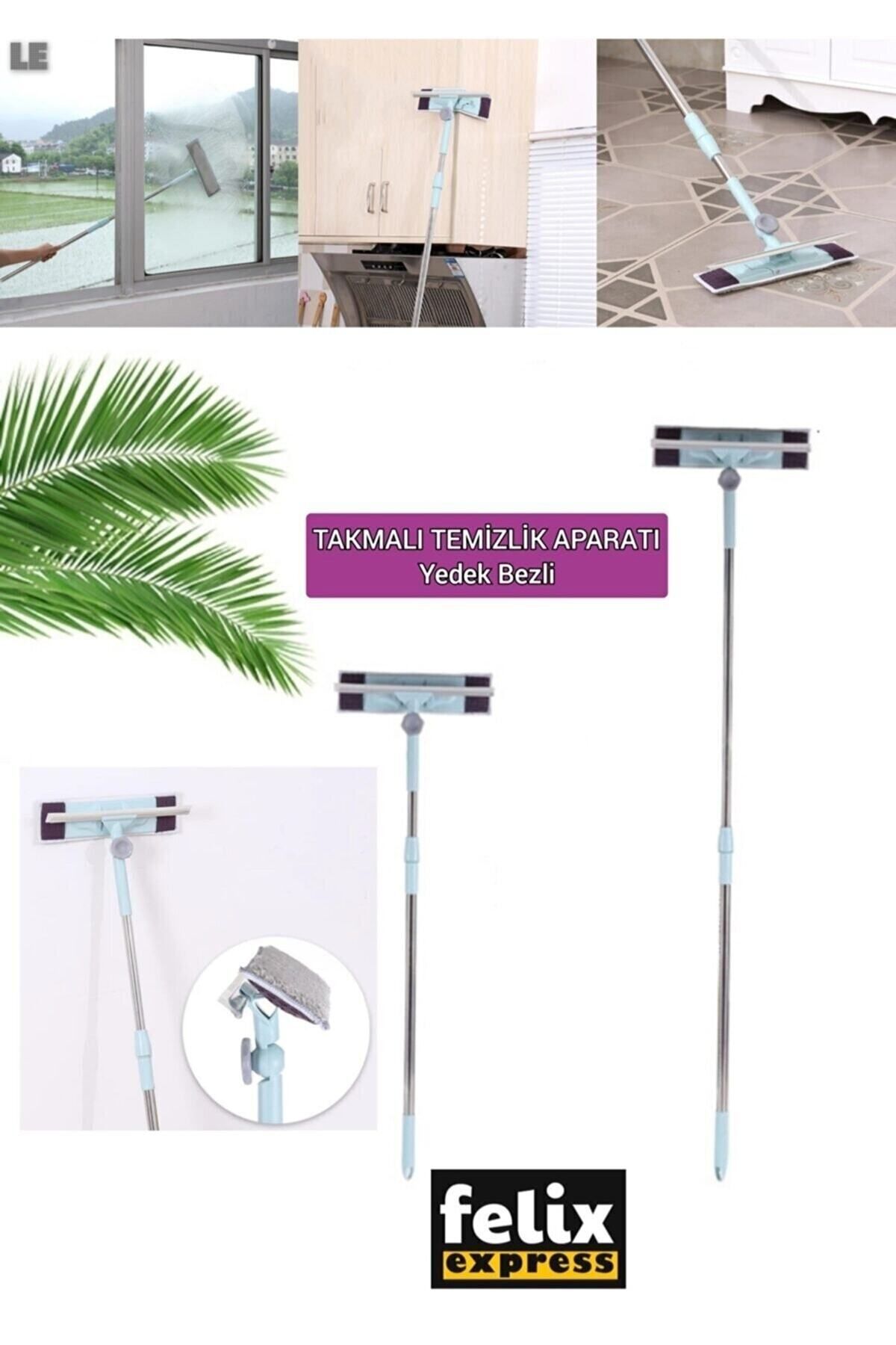 teknotrust Sihirli Mop ile Cam ve Fayans Temizliği Kolay ve Hızlı