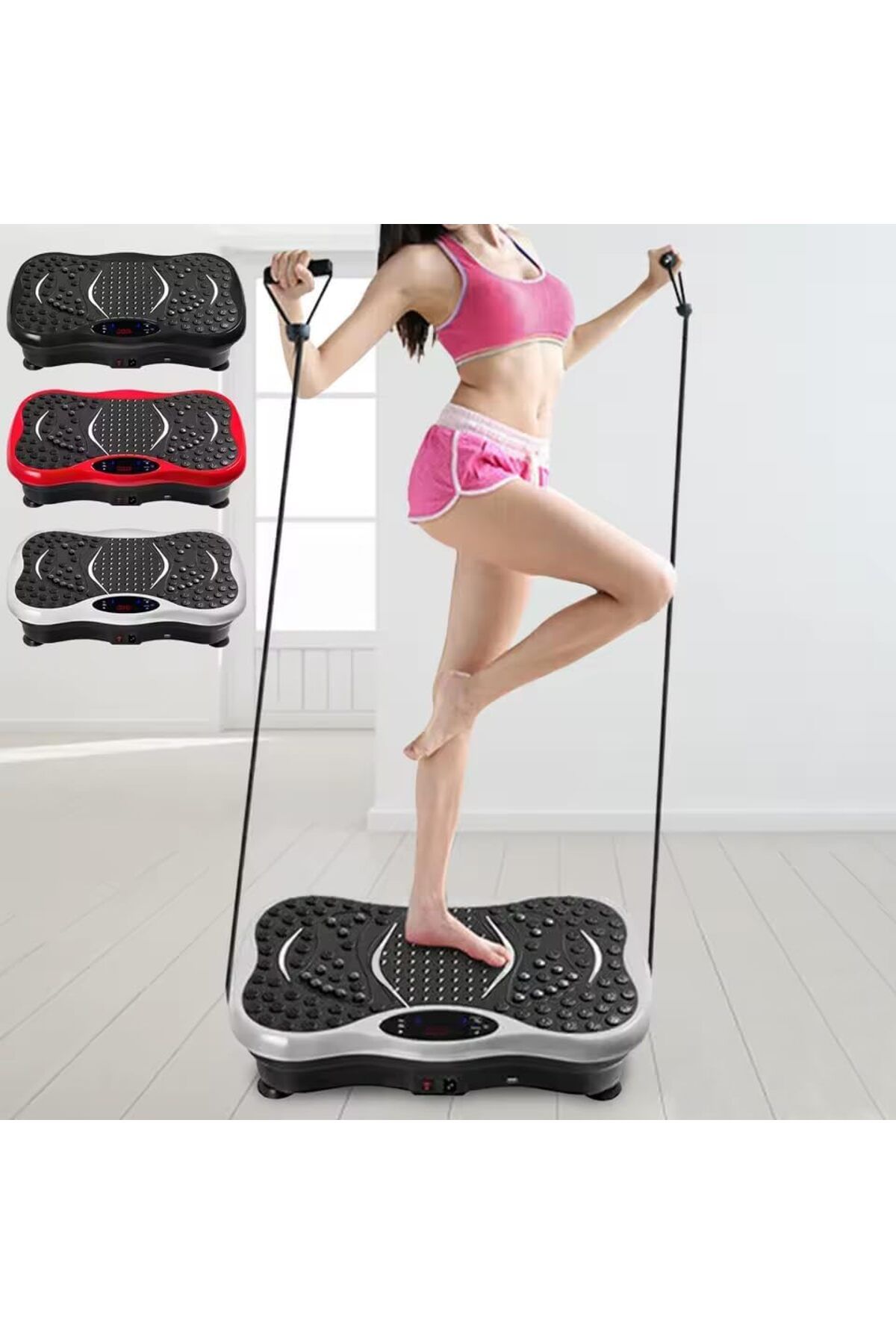 EUROBEST Titreşimli Masaj ve Spor Aleti Vücut Şekillendirme Makinesi Vibration Plate TP-1012