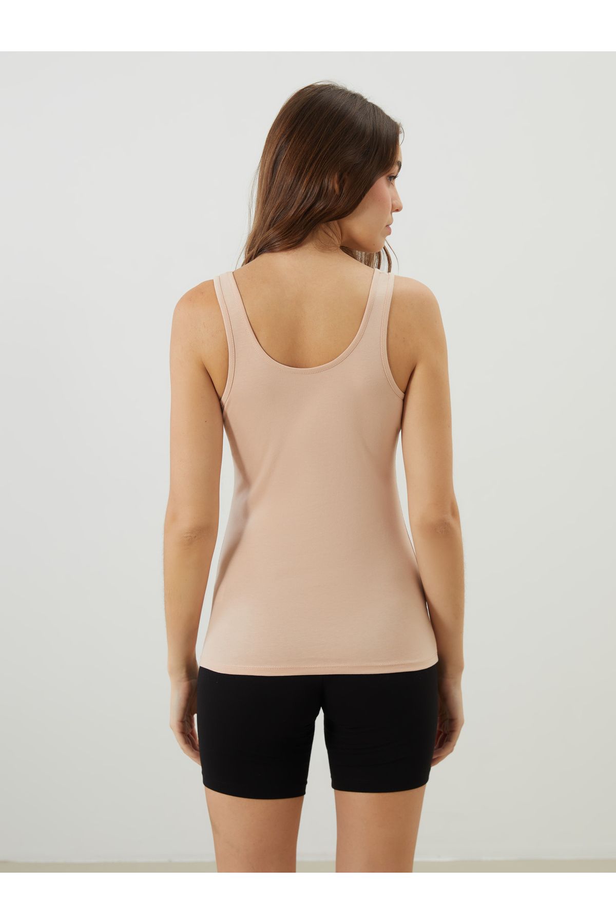 LC Waikiki-Damen-Unterhemden mit U-Ausschnitt, 2er-Pack 7