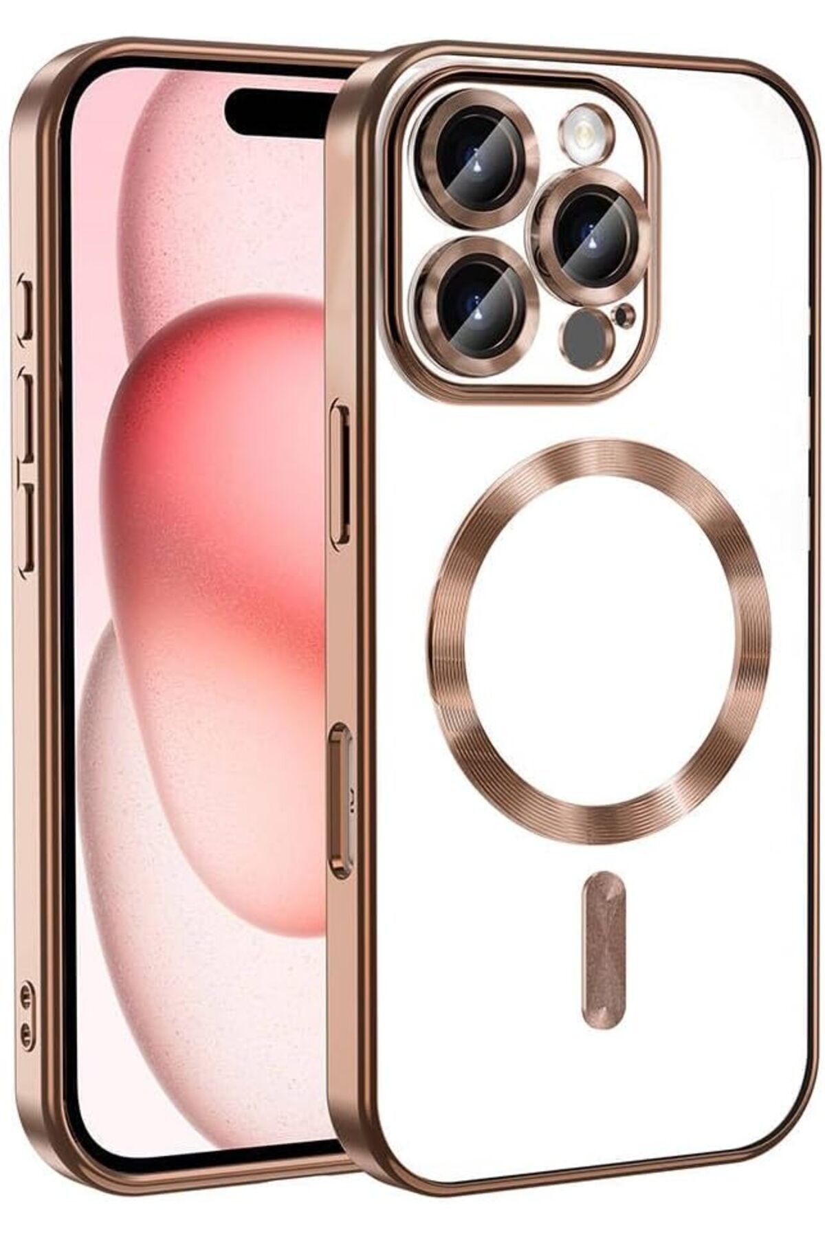 STOREMAX EMN İle Uyumlu iPhone 16 Pro Kılıf Kamera Korumalı Magsafe Wireless Şarj Özellikli ZORE Demre