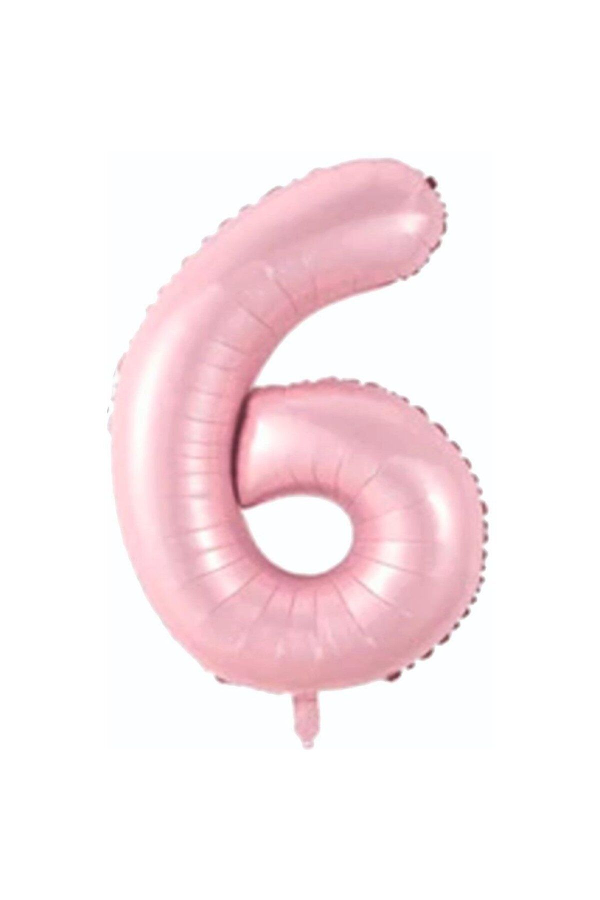 PARTİMİO PARTİ MALZEMELERİ Rakam Folyo Balon Pembe Renk 34'' (76cm)