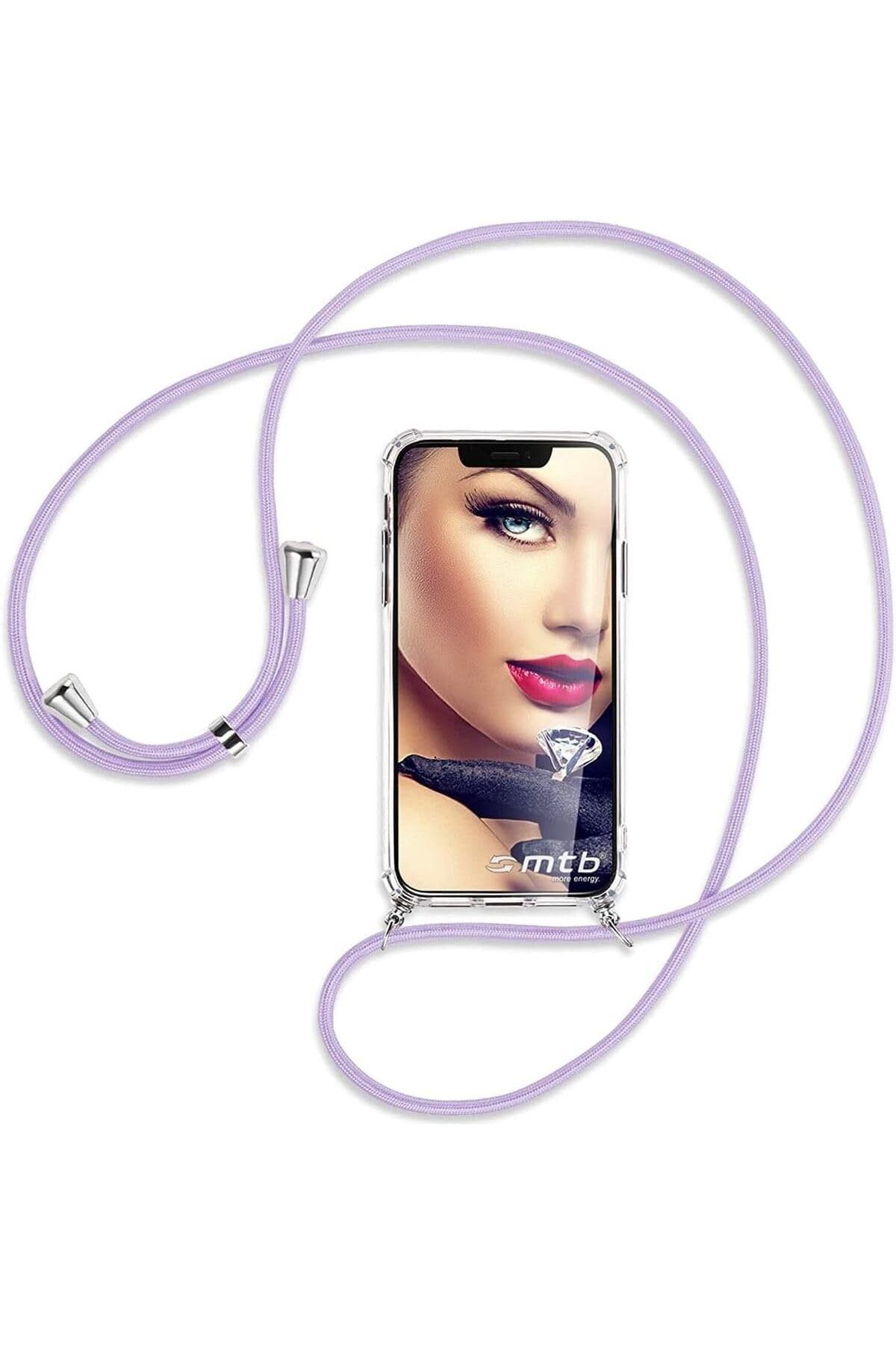 STOREMAX EMN İphone 11 Pro Uyumlu Kılıf Boyun Omuz Askılı Ipli Anti Şok Köşe Korumalı Şeffaf Silik