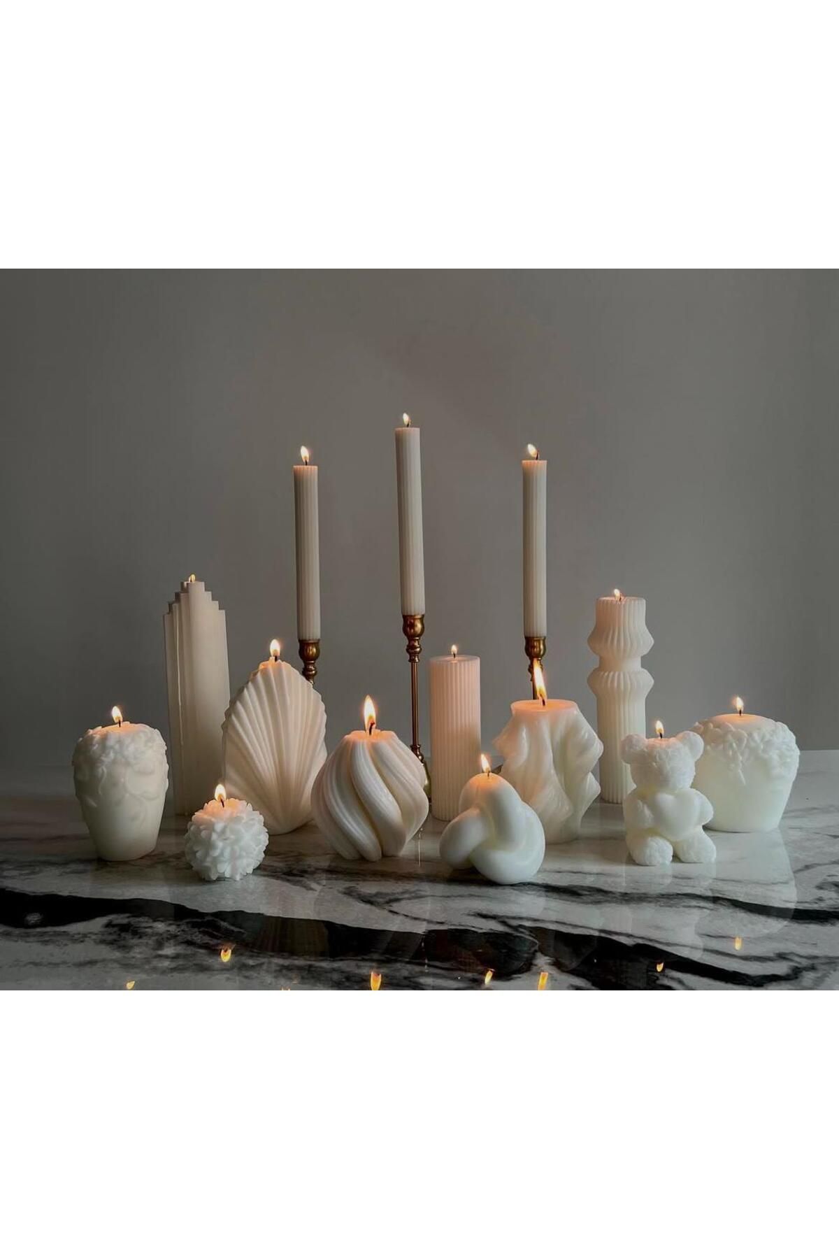 SCA CANDLE Dekoratif Mum Toplam 11 parça
