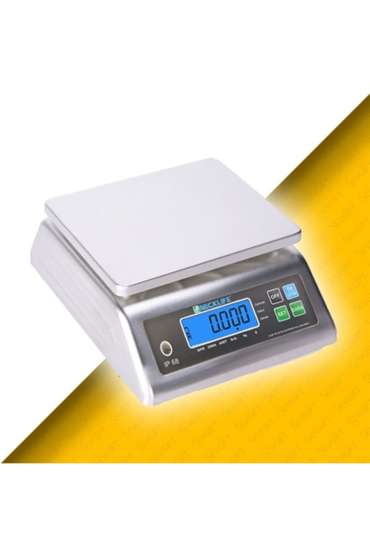 Sevgift AGT S2 Dijital Paslanmaz, Su Geçirmez Terazi 30KG | 1GR