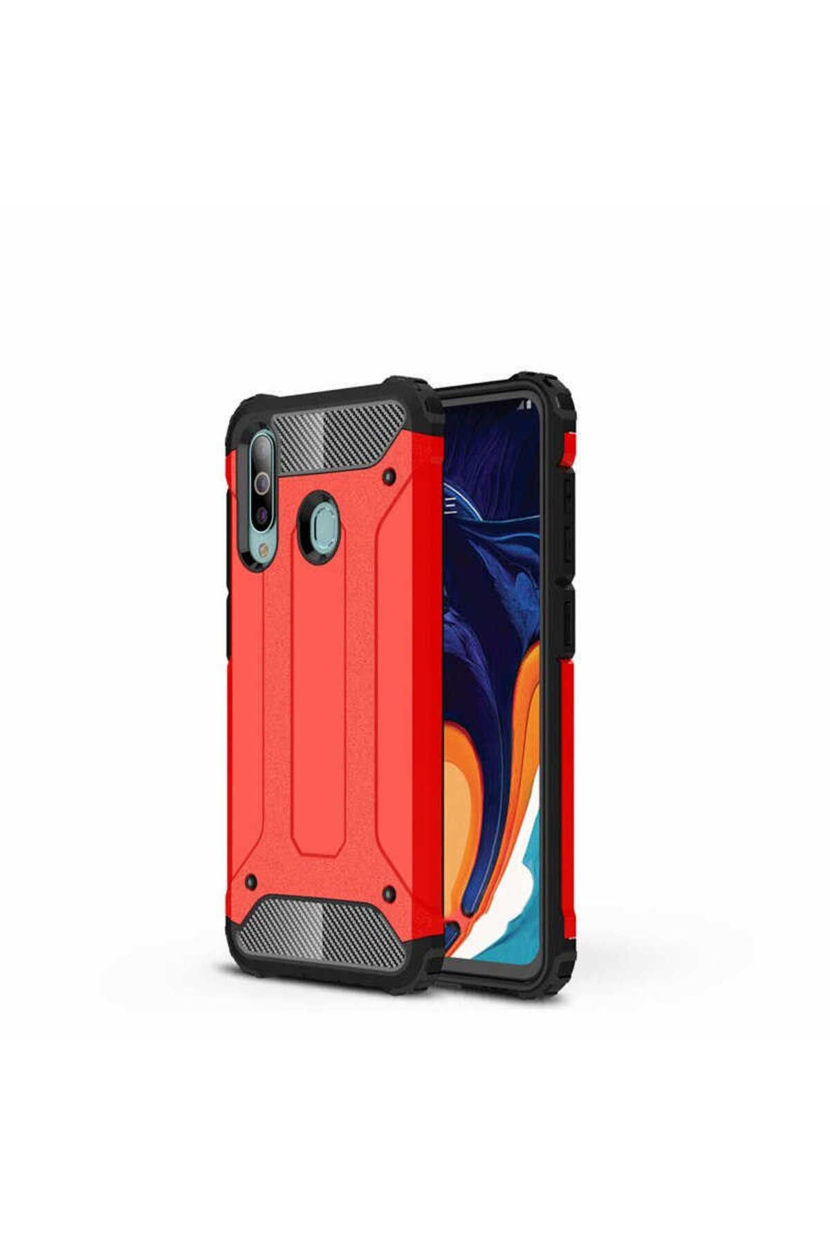 halkhouse Galaxy A20S Kılıf Zırh Tank Sert Korumalı Silikon Crash Silikon Kapak
