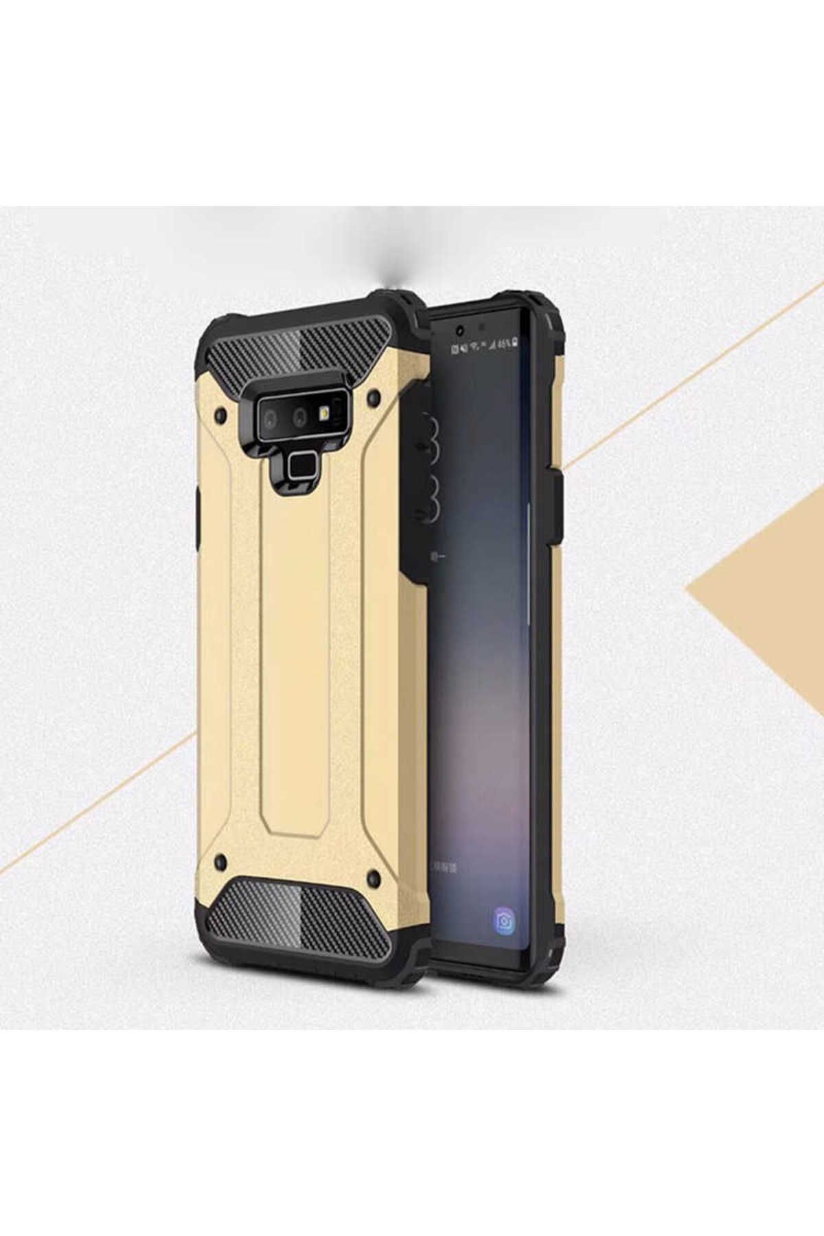 halkhouse Galaxy Note 9 Kılıf Zırh Tank Sert Korumalı Silikon Crash Silikon Kapak