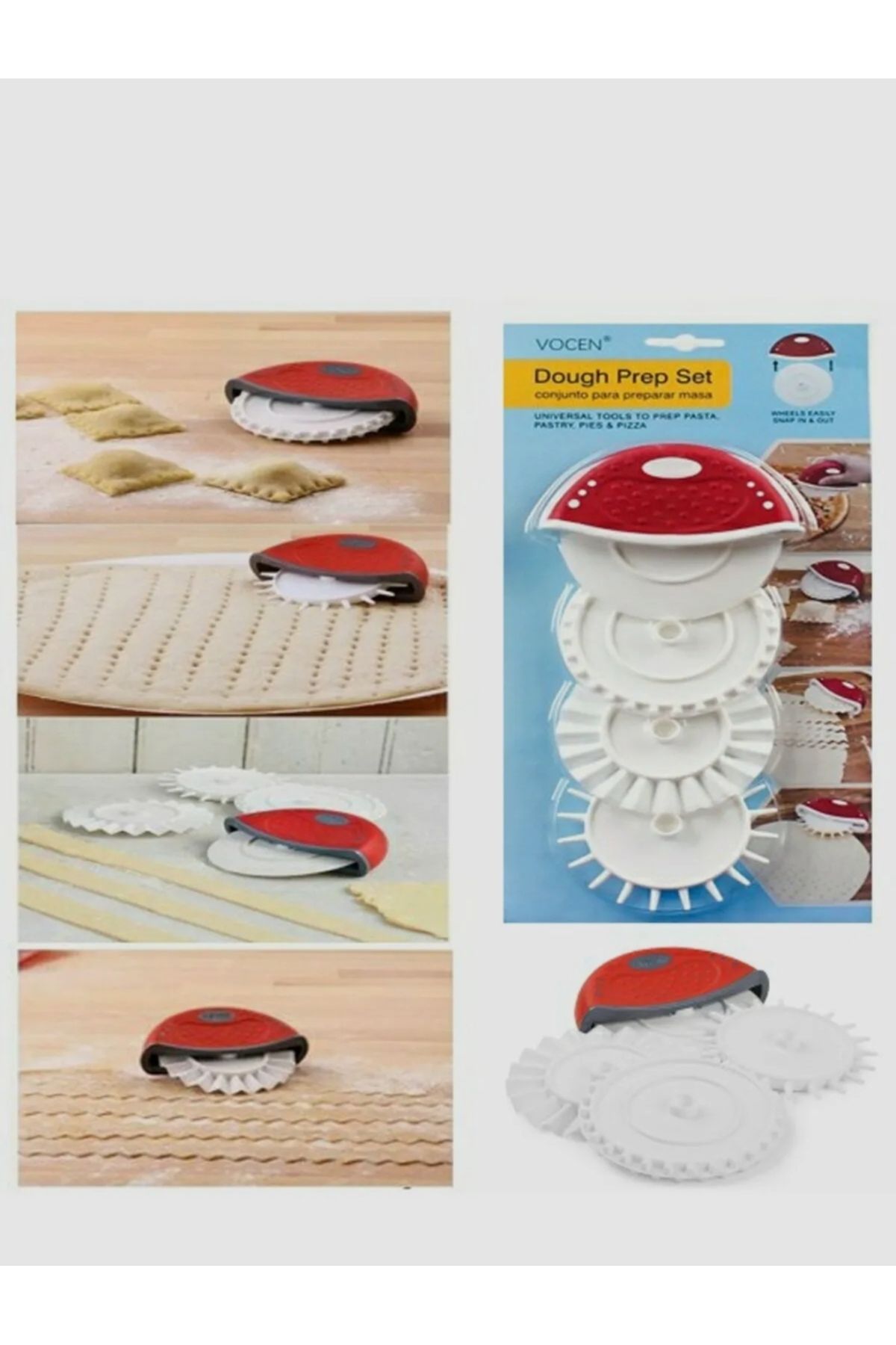 ARCET Pasta, Pizza, Hamur, Erişte şekillendirilirken, Süsleme, Kesme, Şekillendirme Aparatı