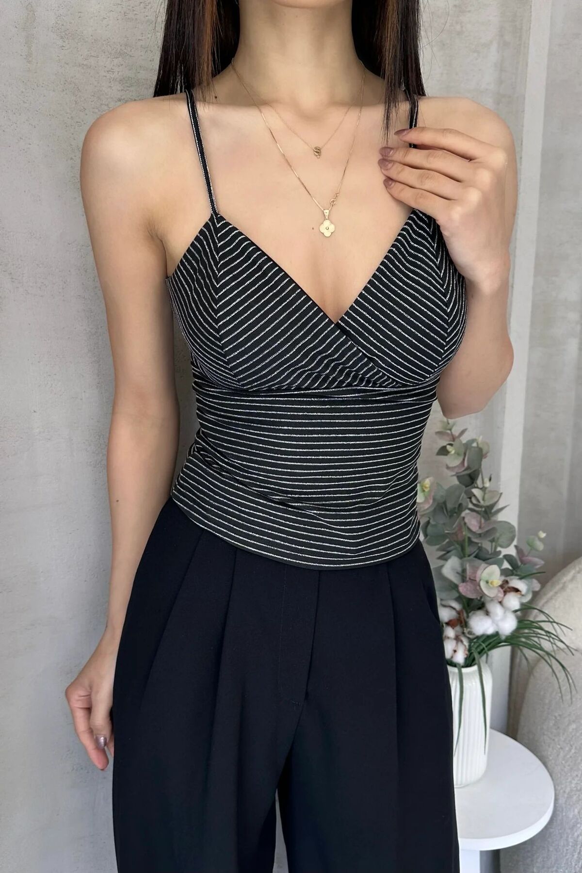 ELLA Askılı bluz