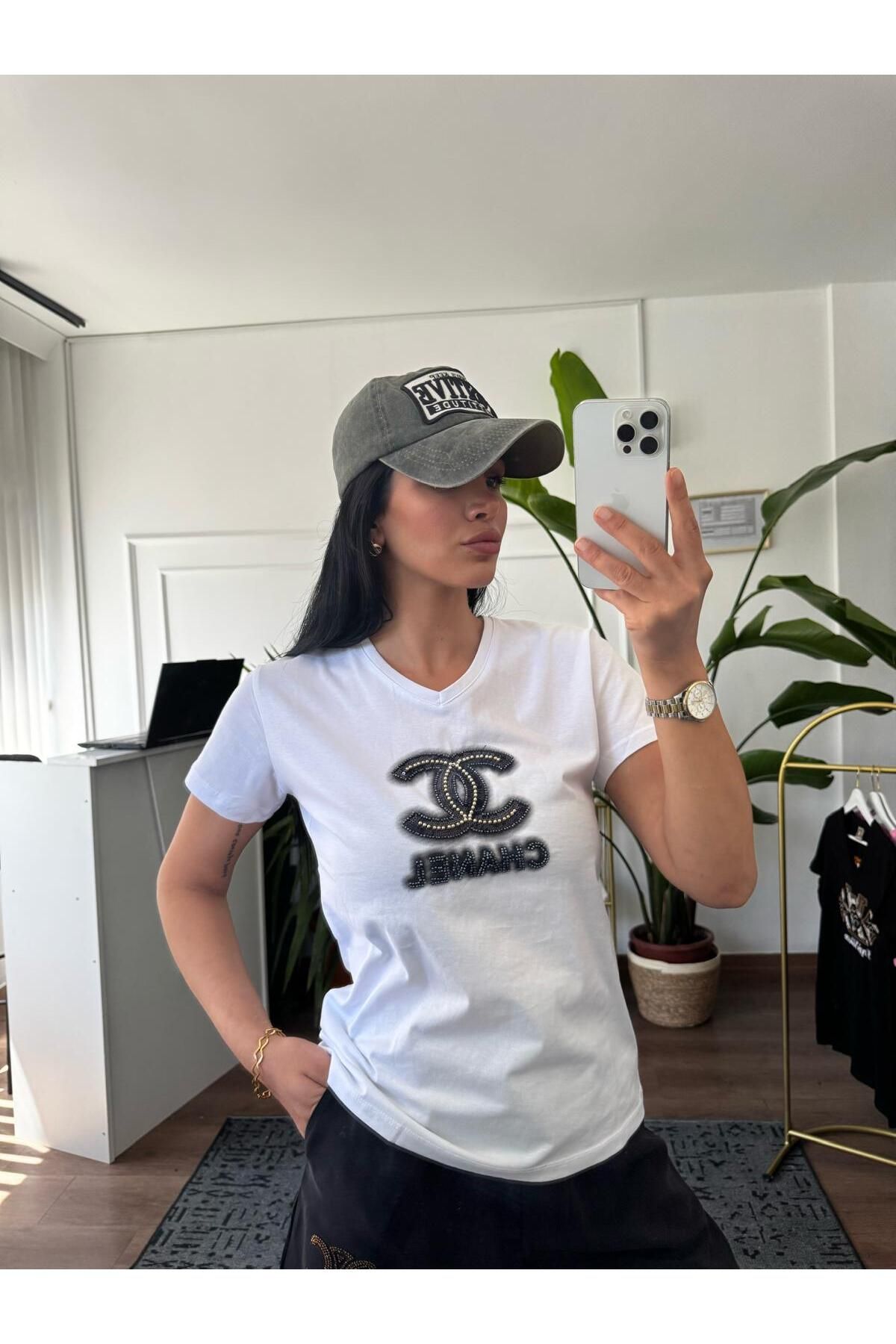 auraboutique Beyaz T-shirt