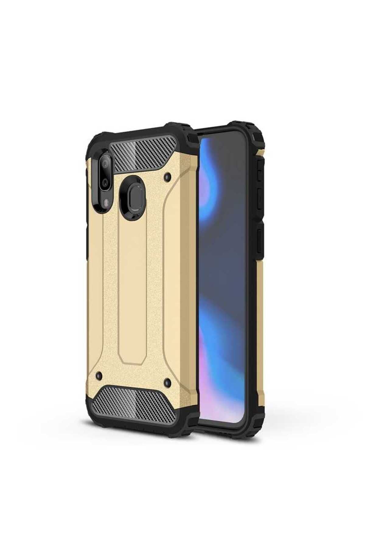 halkhouse Xiaomi Redmi Note 7 Kılıf Zırh Tank Sert Korumalı Silikon Crash Silikon Kapak