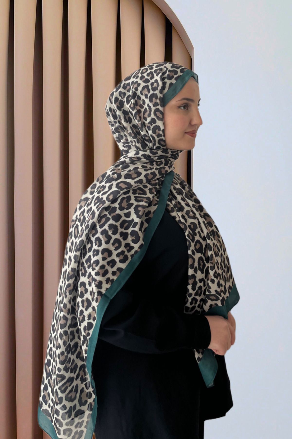 SarQa Scarft Leopar Collection Şal