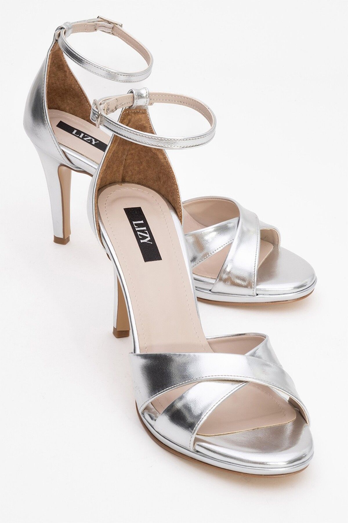 Lizy Shoes Parlak Topuklu Ayakkabı