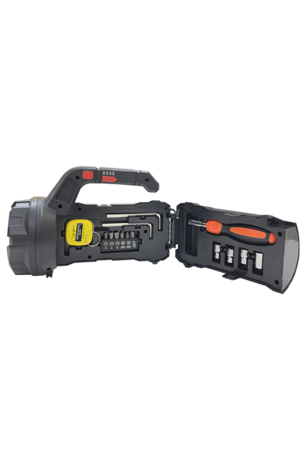 MACON-5 in 1 Multi Functional Torch light with 14 pcs Tool Kit 4