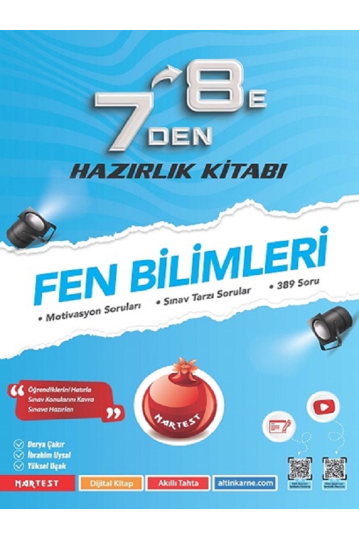 Efsane Yayınları Nartest 7'den 8'e FEN BİLİMLERİ Hazırlık Kitabı / Motivasyon Soruları - Sınav Tarzı Soru - 389 Soru