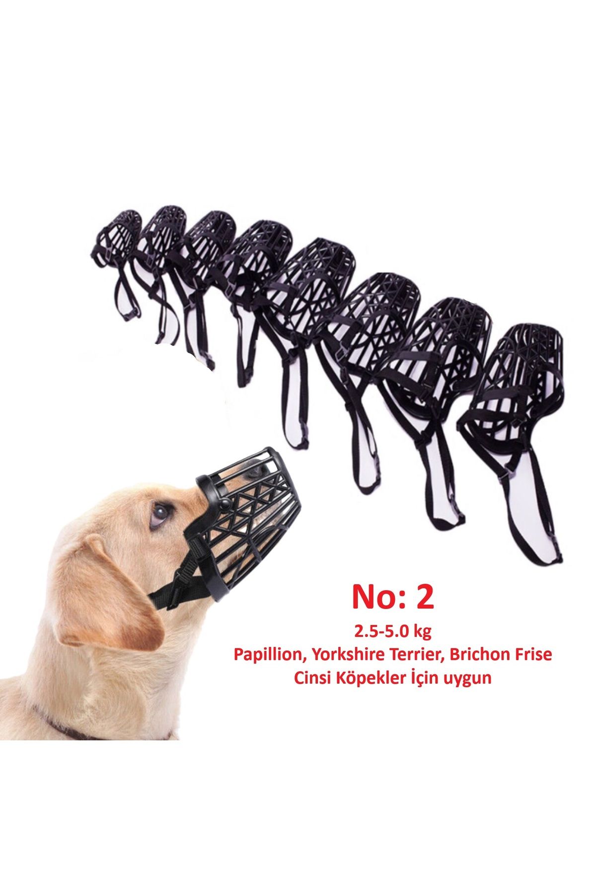 BGA plastik siyah renk köpek ağızlığı
