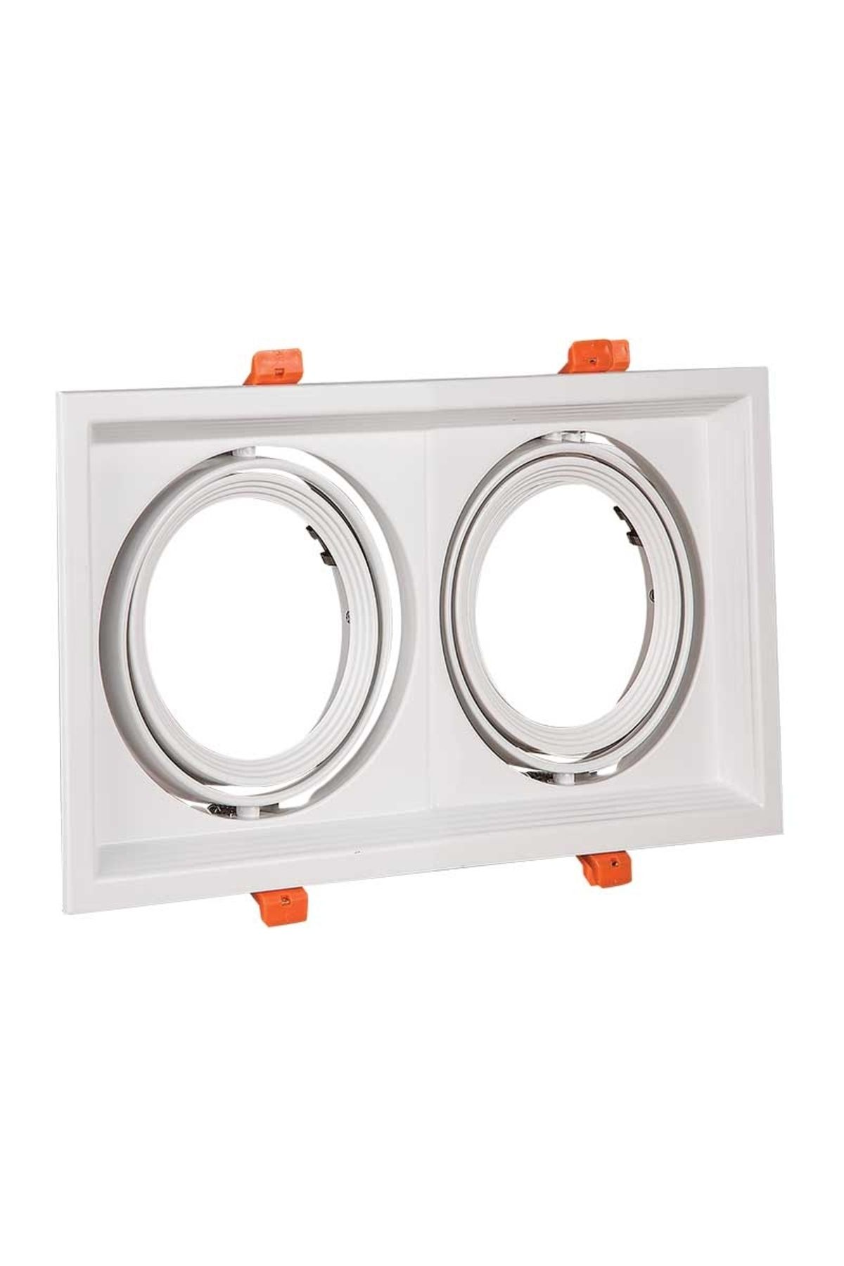 Forlife AR111 İKİLİ METAL KASA (180X335) BEYAZ