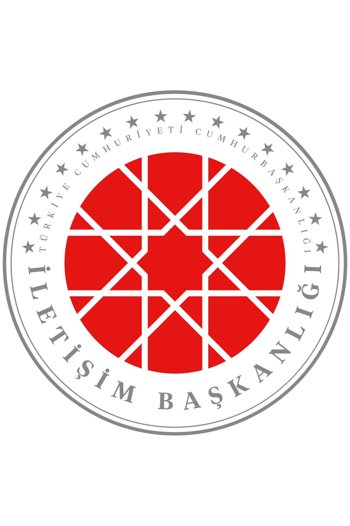 Kopisan iletişim başkanlığı logo 9x9 dıştan yapıştırma beyaz zemin