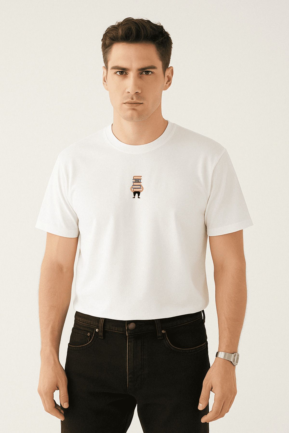 Vita Atelier 'Med School 2.0 ' Nakışlı, Erkek Regular Tshirt