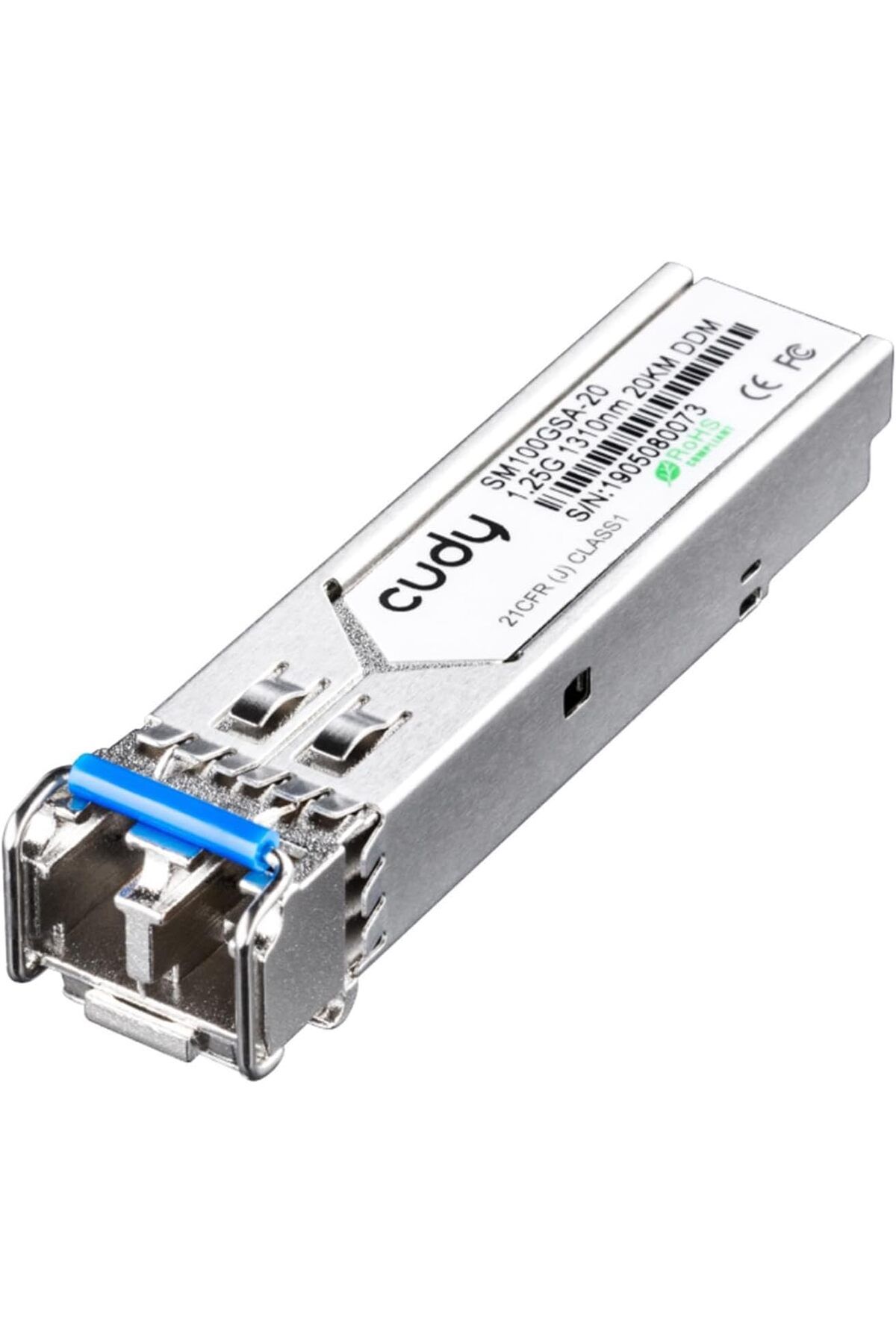 MEGOBİNE WHERE SM100GSA-20 1,25Gb/sn,1310nm FP, SM, 20km,12,5dB Endüstriyel SFP Modül Metal Switch ZTML SYF
