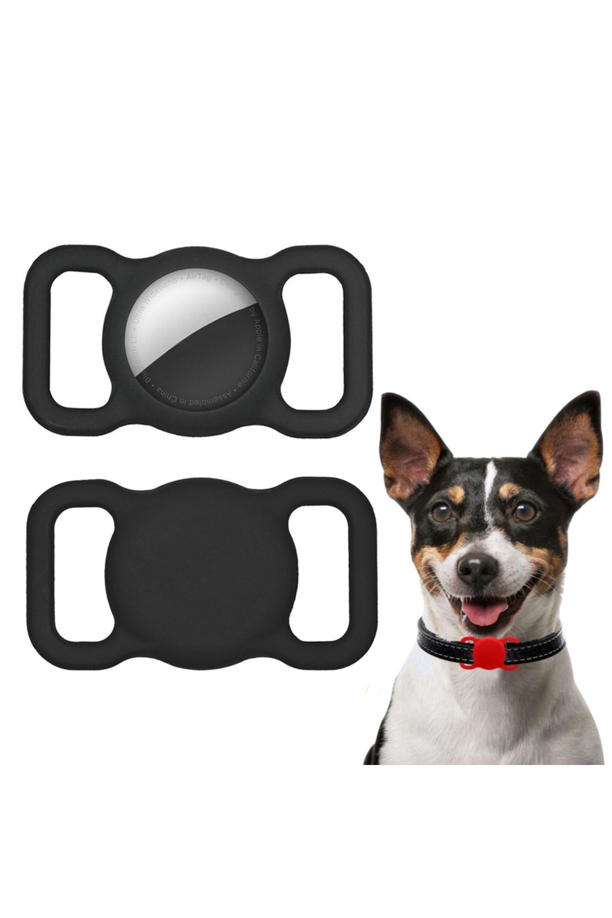 Store Airtag Uyumlu Silikon Kılıf Kedi Köpek Tasmasına Takılabilir Kapalı Düşmez Kopmaz Yıkanabilir