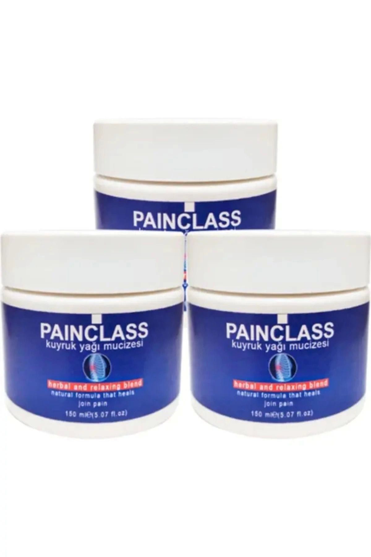 Modafiks Painclass Hızlı Ve Etkili Kas, Eklem, Ağrı, Kramp Ve İçin Kuyruk Yağı Kremi 150ml X 3 ADET