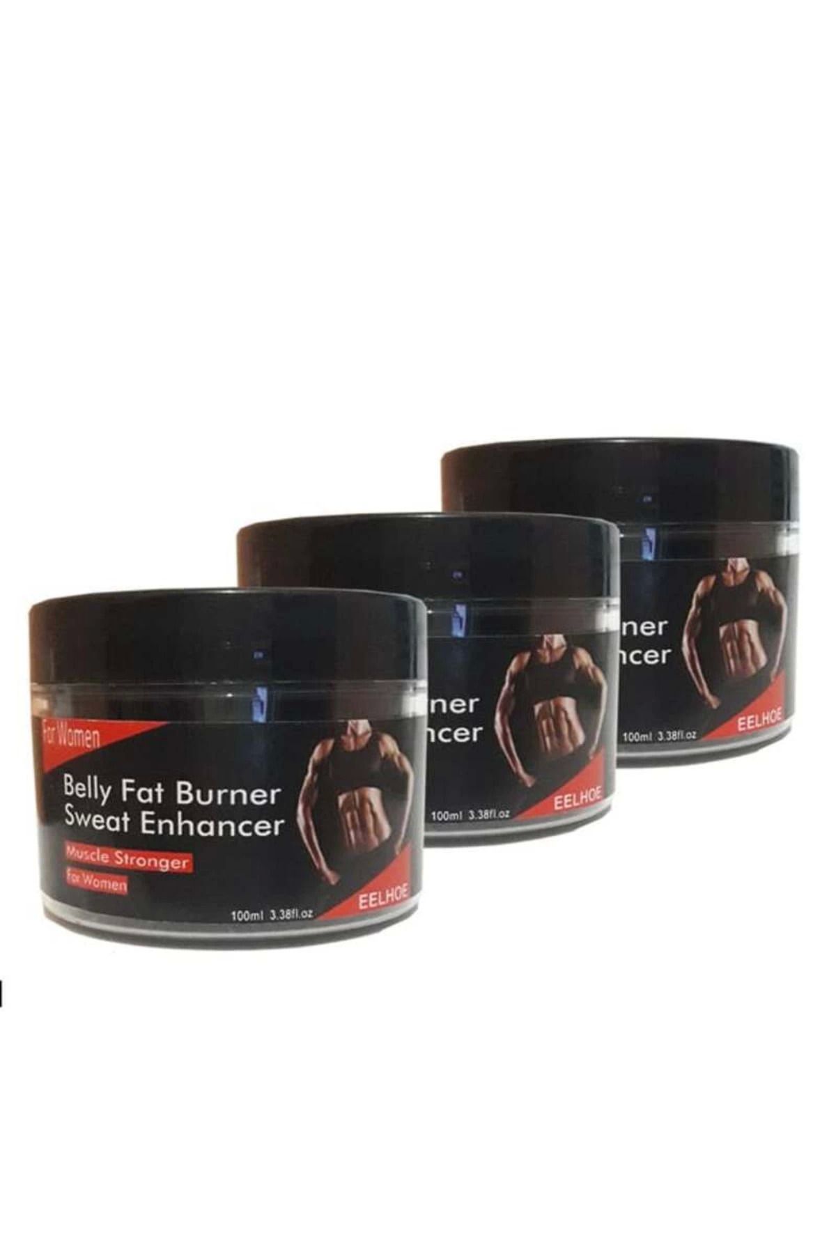 Modafiks Belly Fat Burner For Women Kadın Bel Hızlı Yağ Giderici Krem 100 ml X 3 ADET