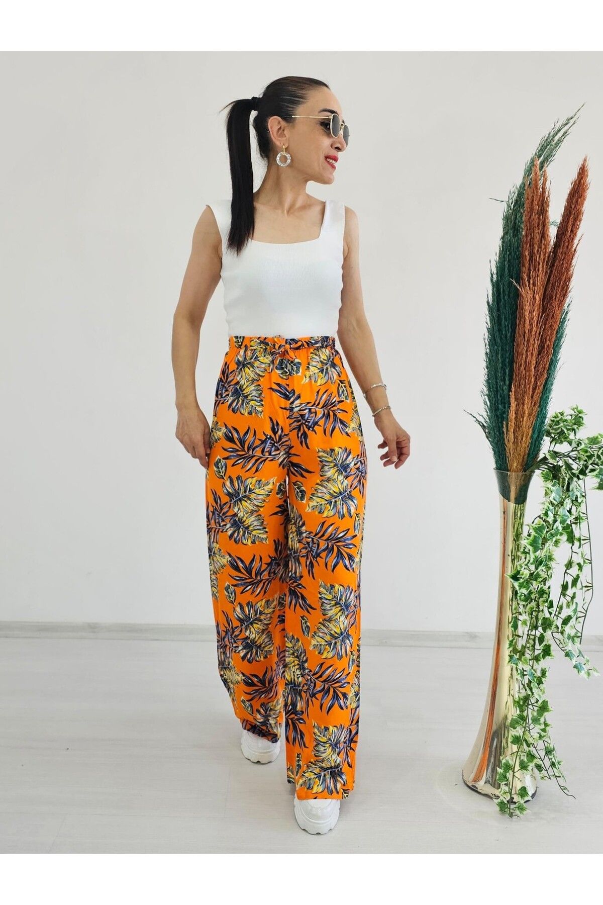 6 butik altı üstü butik Viskon Pantolon