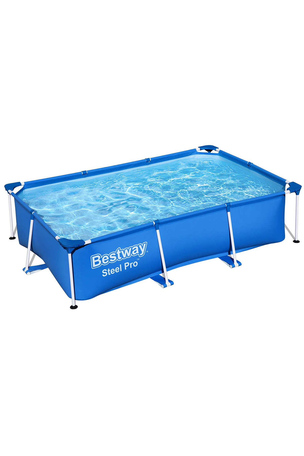 SERSIMO Πισίνα Bestway με μεταλλικό σκελετό, 259x170x61 cm, 2.300 λίτρα