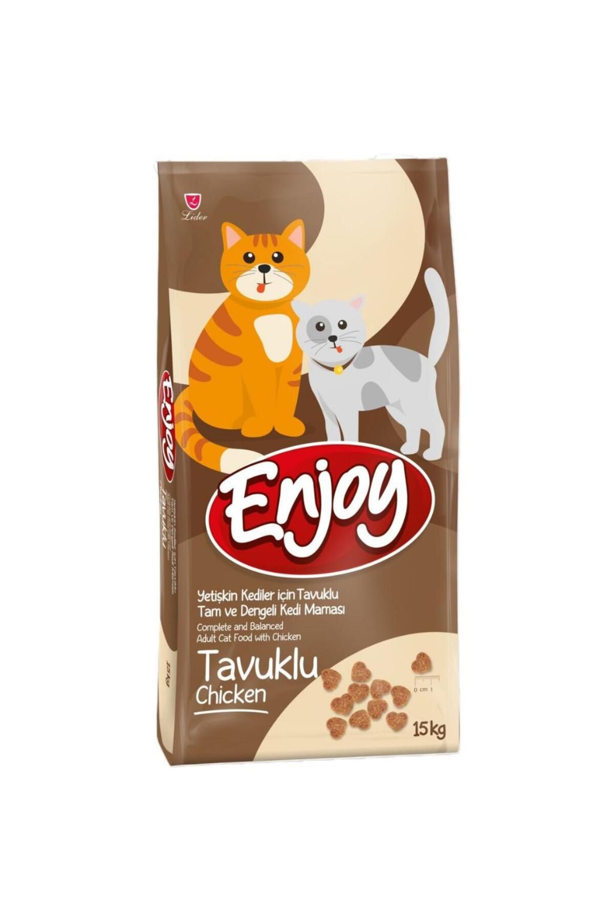 Enjoy Kedi Maması Tavuklu Yetişkin 15 Kg + 1 kg