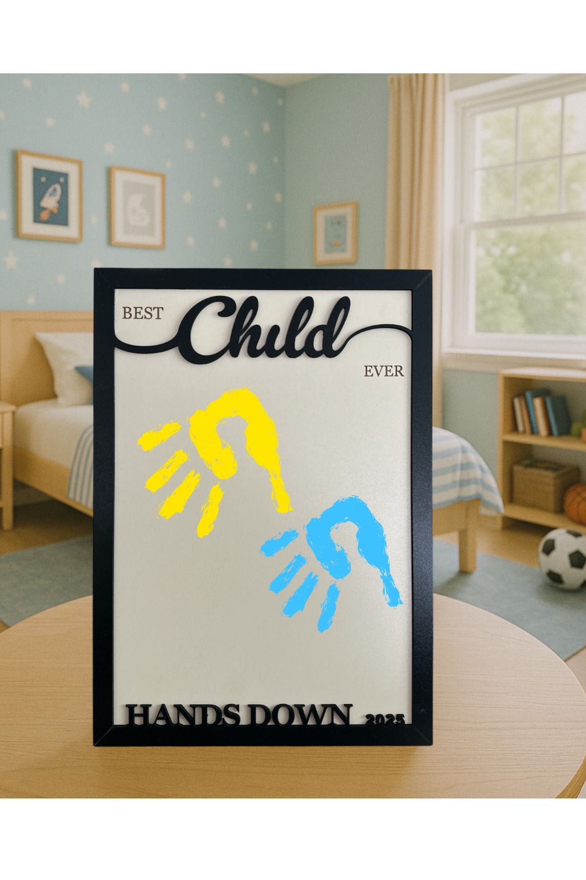 Avuç İzim Çocuğunuzla El Ele Hatıra Tablosu – BEST CHILD 2025 | El İziyle Unutulmaz Anı