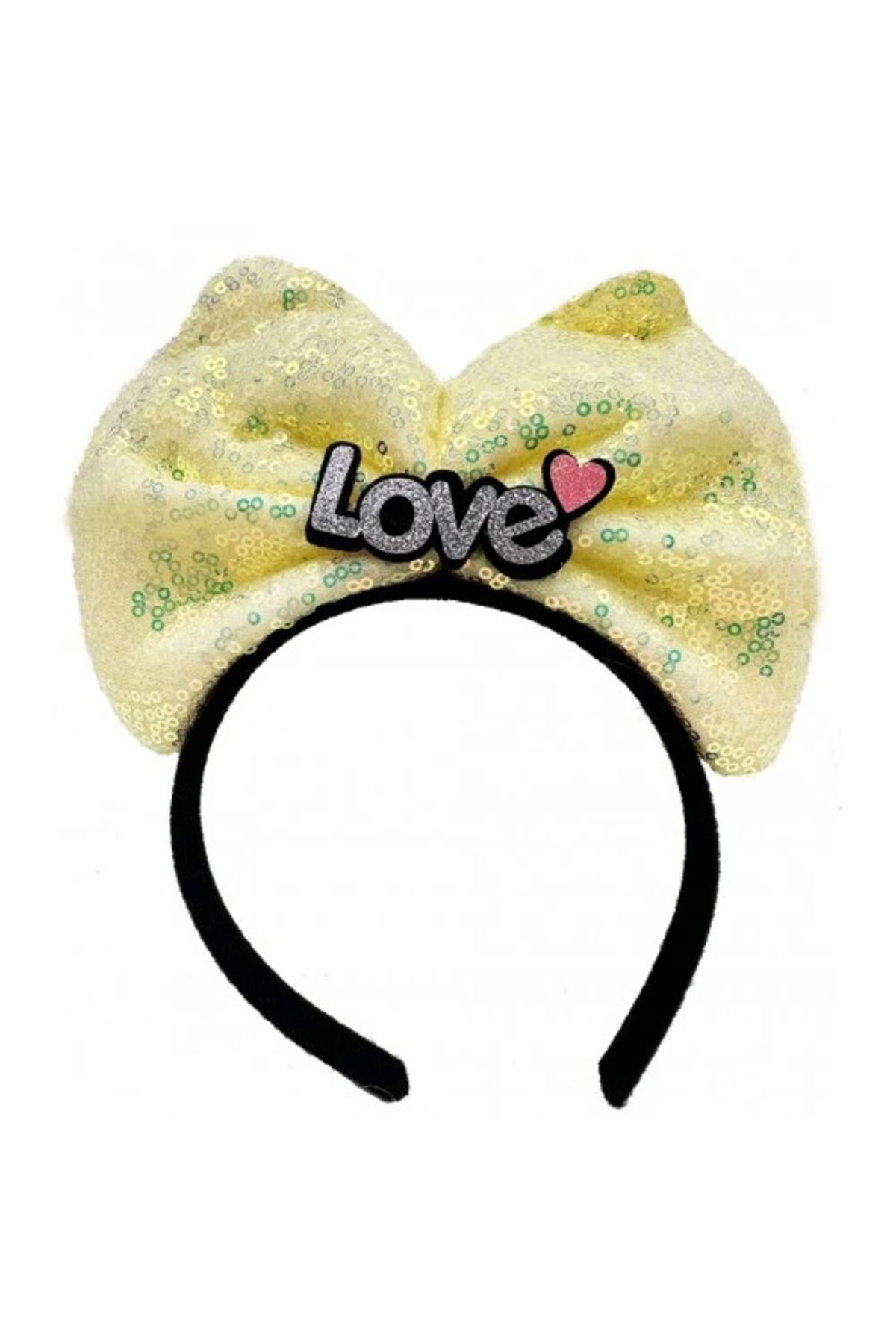 Vemora Led Işıklı Love Yazılı Fiyonk Taç