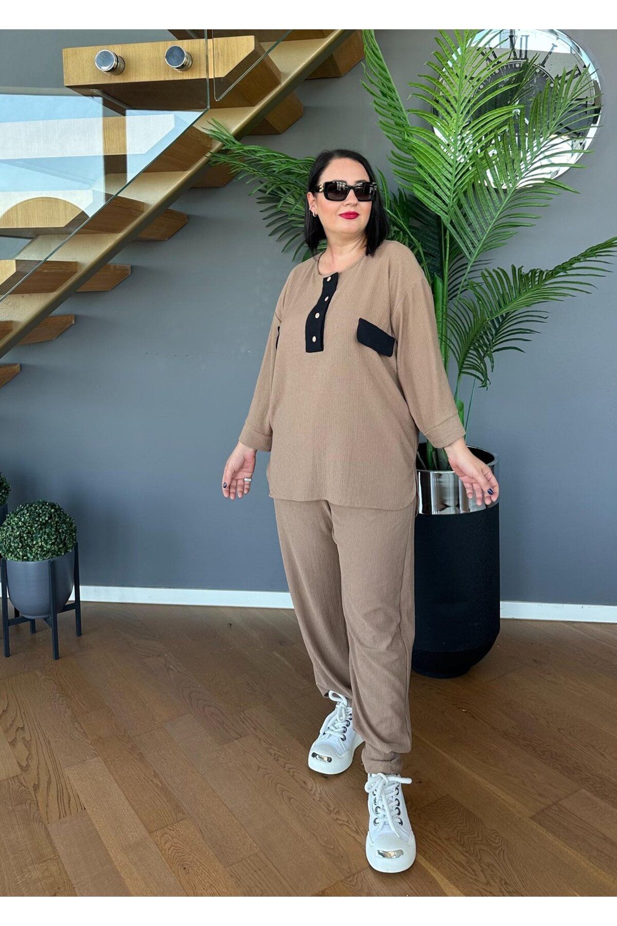 Vio Moda Büyük Beden Bürümcük Takım