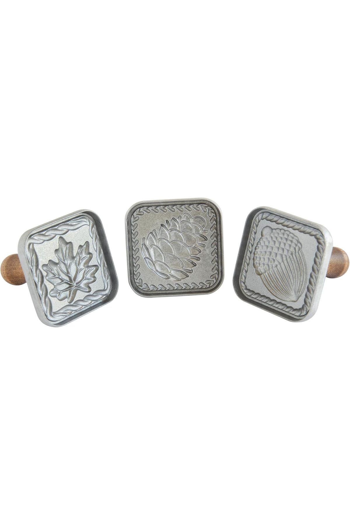 mazıdağı mazzıdağ Ware Kurabiye Pulları, 3 İnç Kareler, Gümüş new store 1133631