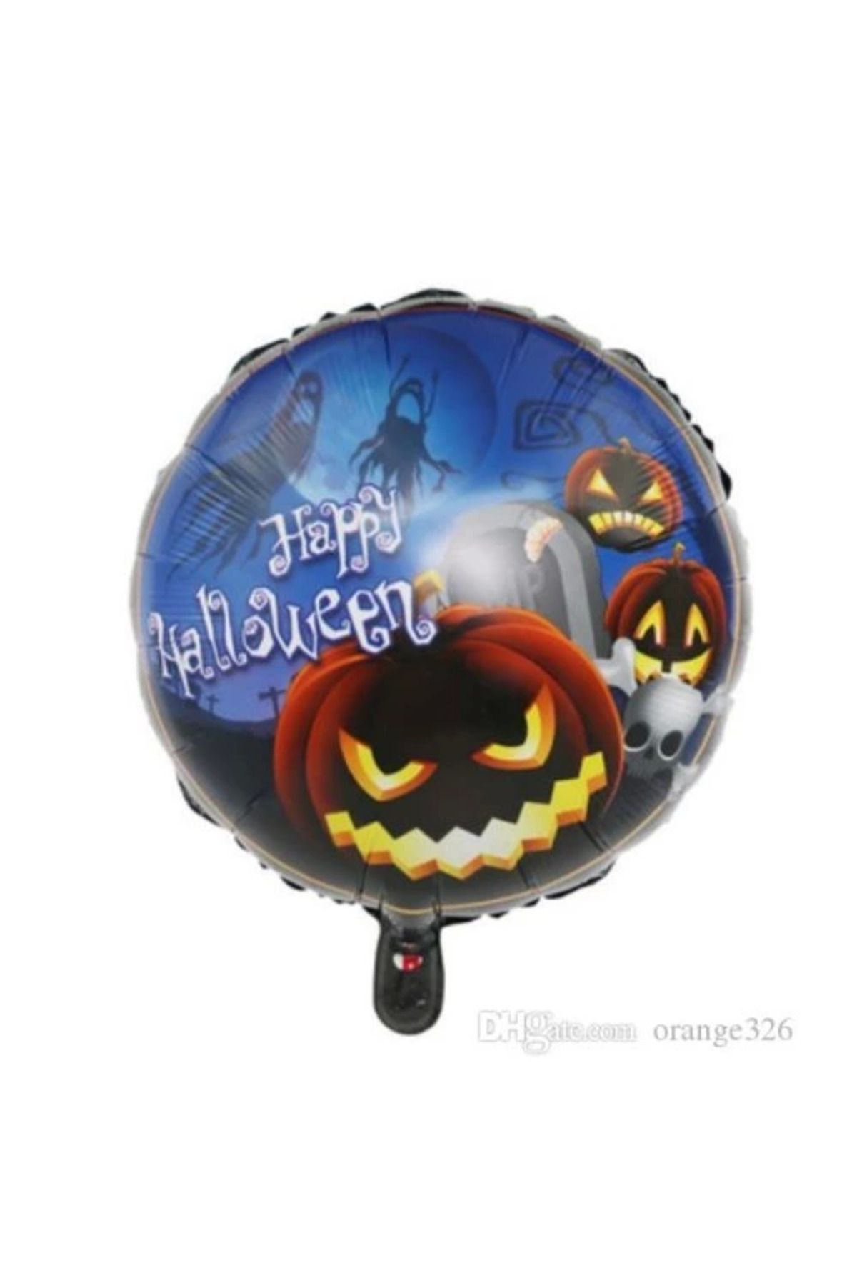 Vemora Happy Halloween Balkabağı Folyo Balon 18 inç