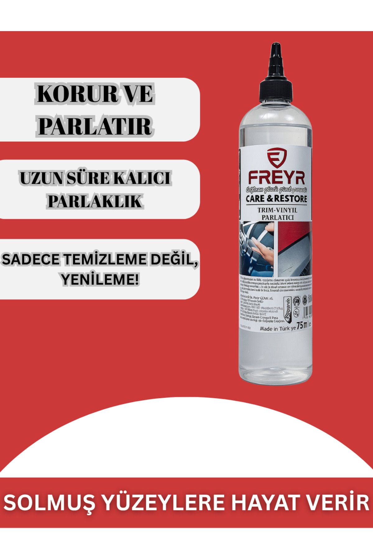 FREYR Trim Vinil & Deri Parlatıcı Koruyucu 400ML