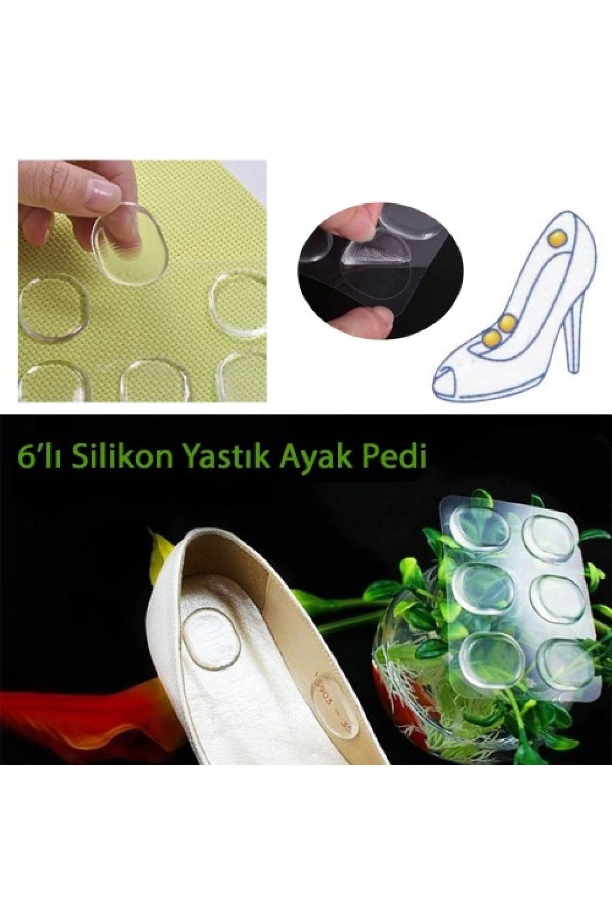 shop Ayak Nasır 6lı Ped - Ayak Vurma önleyici silikon ped