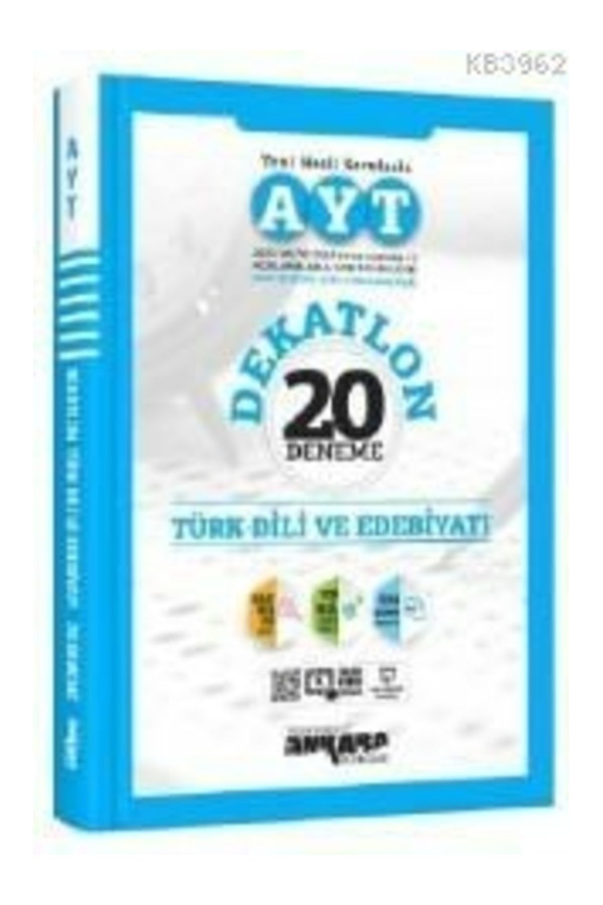 kitabın başkenti ankara yayıncılık Ankara Yayınları AYT Dekatlon Türk Dili ve Edebiyatı 20 Deneme Ankara