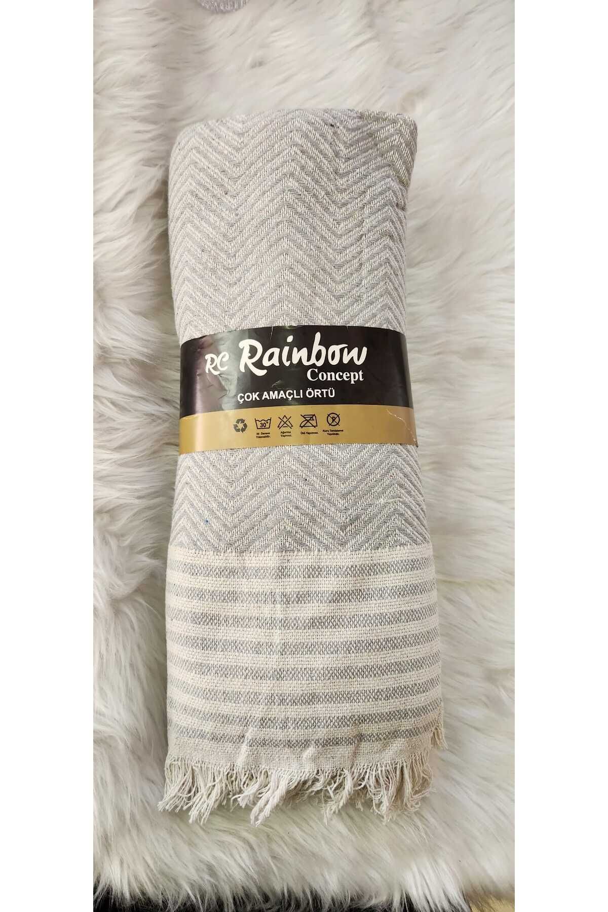 Atölye03 Rainbow oturma ve sırt yerini kapatan koltuk örtüsü