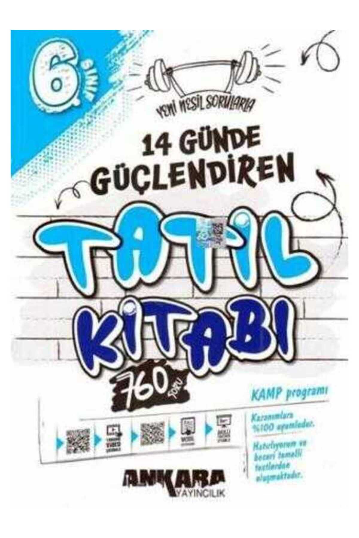 kitabın başkenti ankara yayıncılık 6. Sınıf 14 Günde Güçlendiren Tatil Kitabı