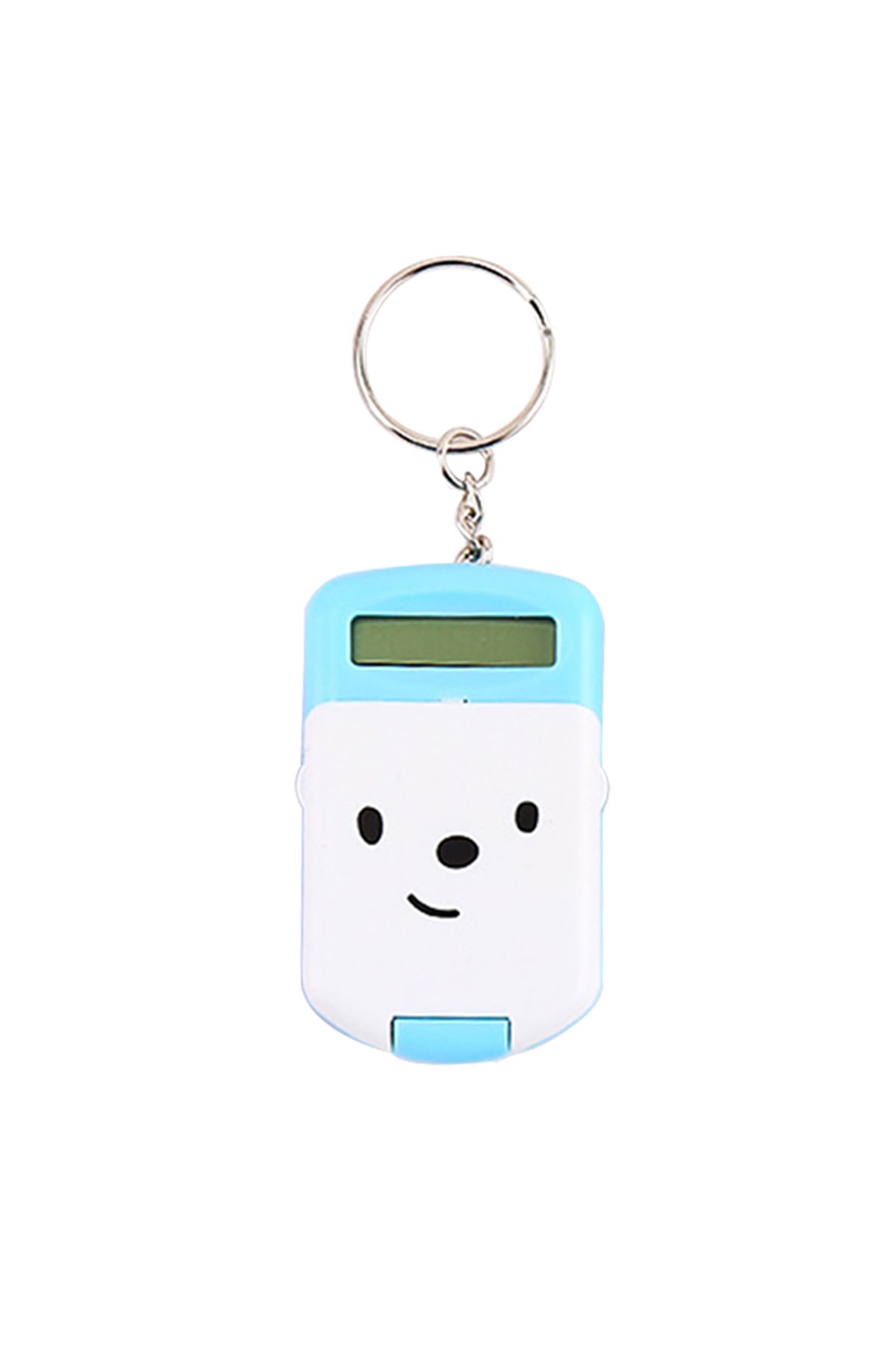 Choice-Blue Mini Calculator Cute Cartoon with Keychain 8 Digits Display Portable Pocket Size Calculator for 1
