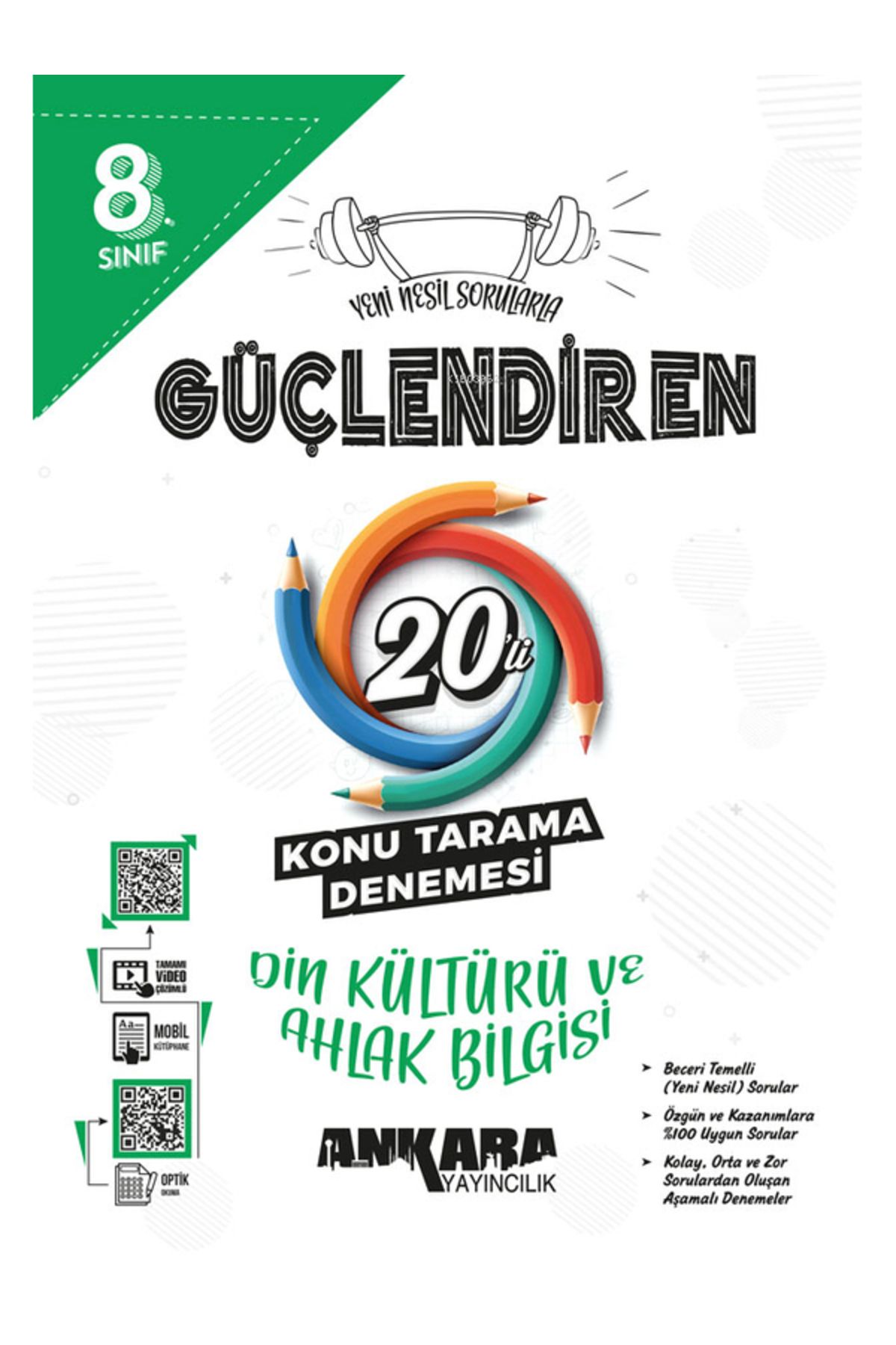 kitabın başkenti ankara yayıncılık 8.⁠ ⁠Sınıf Güçlendiren Din Kültürü ve Ahlak Bilgisi 20'li Konu Tarama Denemesi