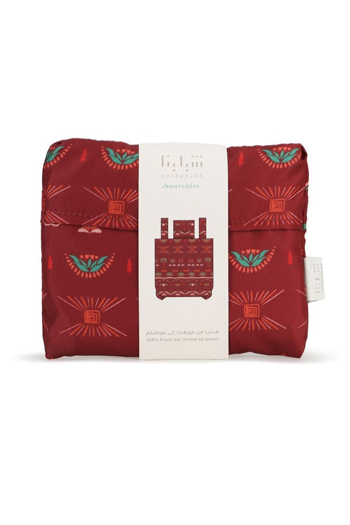 Shababuna X Hnak-Foldable Multi-use Bag - Red & Multicolor 2