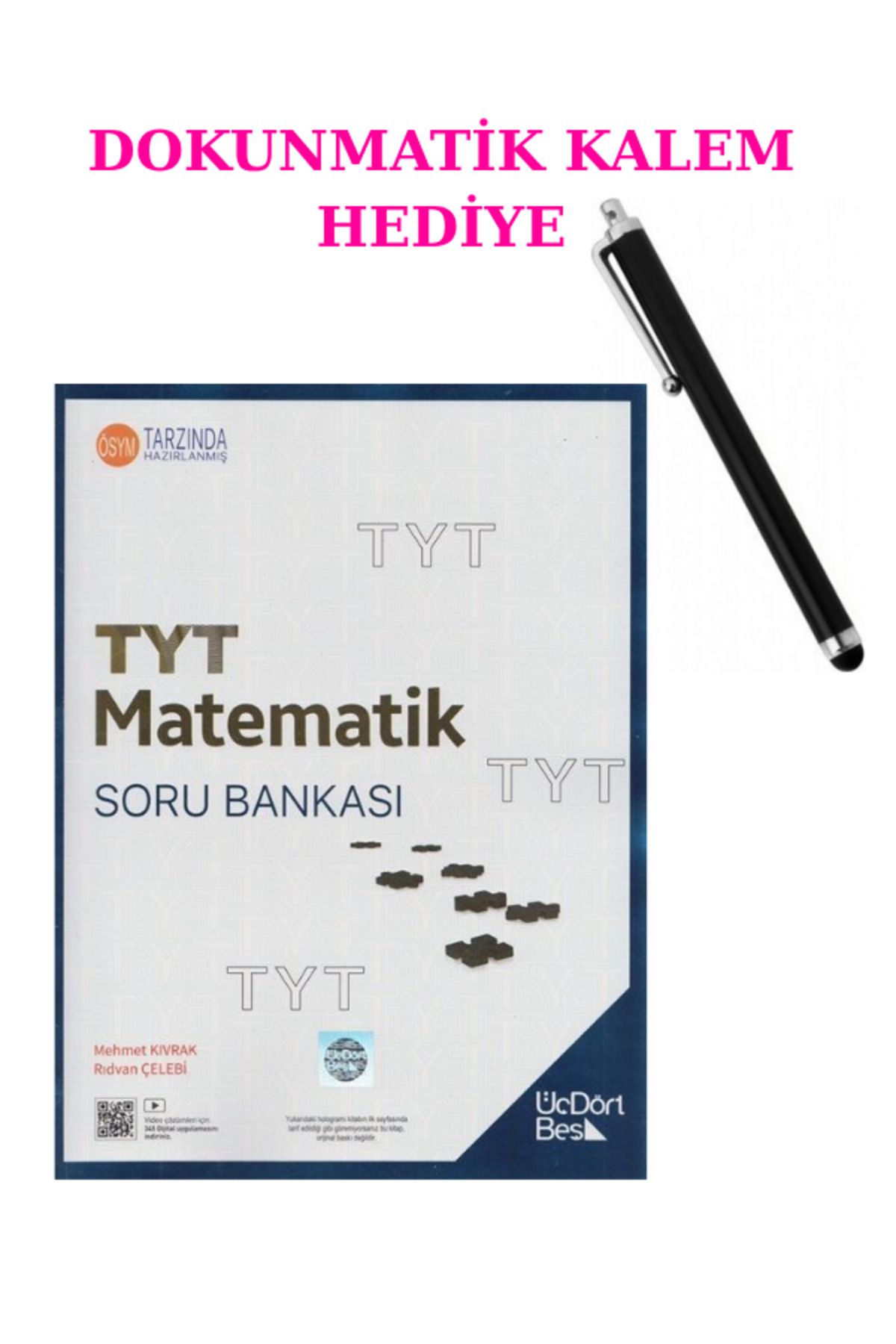 Marsis Yayınları ÜçDörtBeş TYT Matematik Soru Bankası 2025 + DOKUNMATİK KALEM