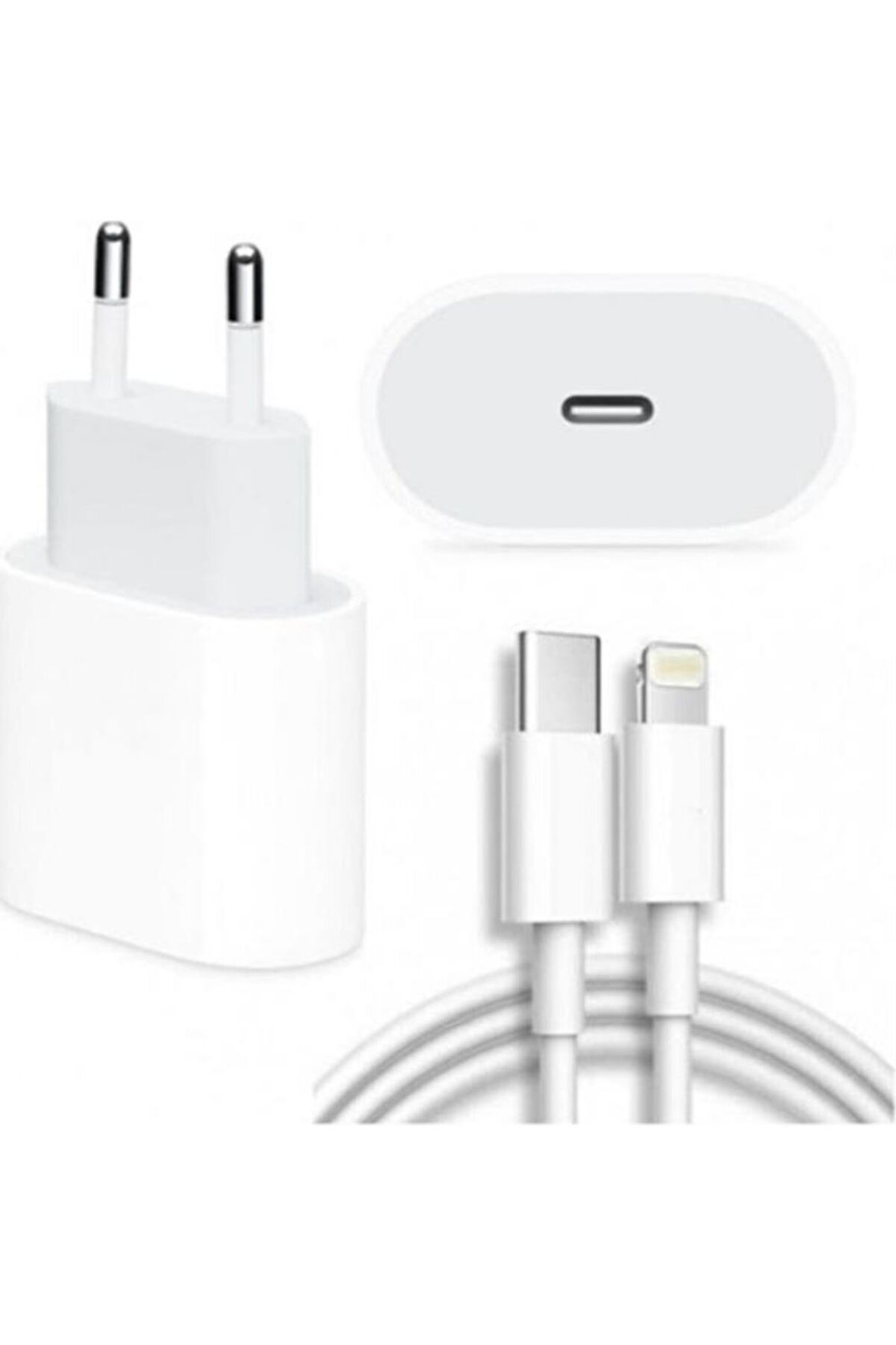 Zonline İPHONE 13 UYUMLU 20W HIZLI ŞARJ ALETİ ADAPTÖR + KABLO (1M)