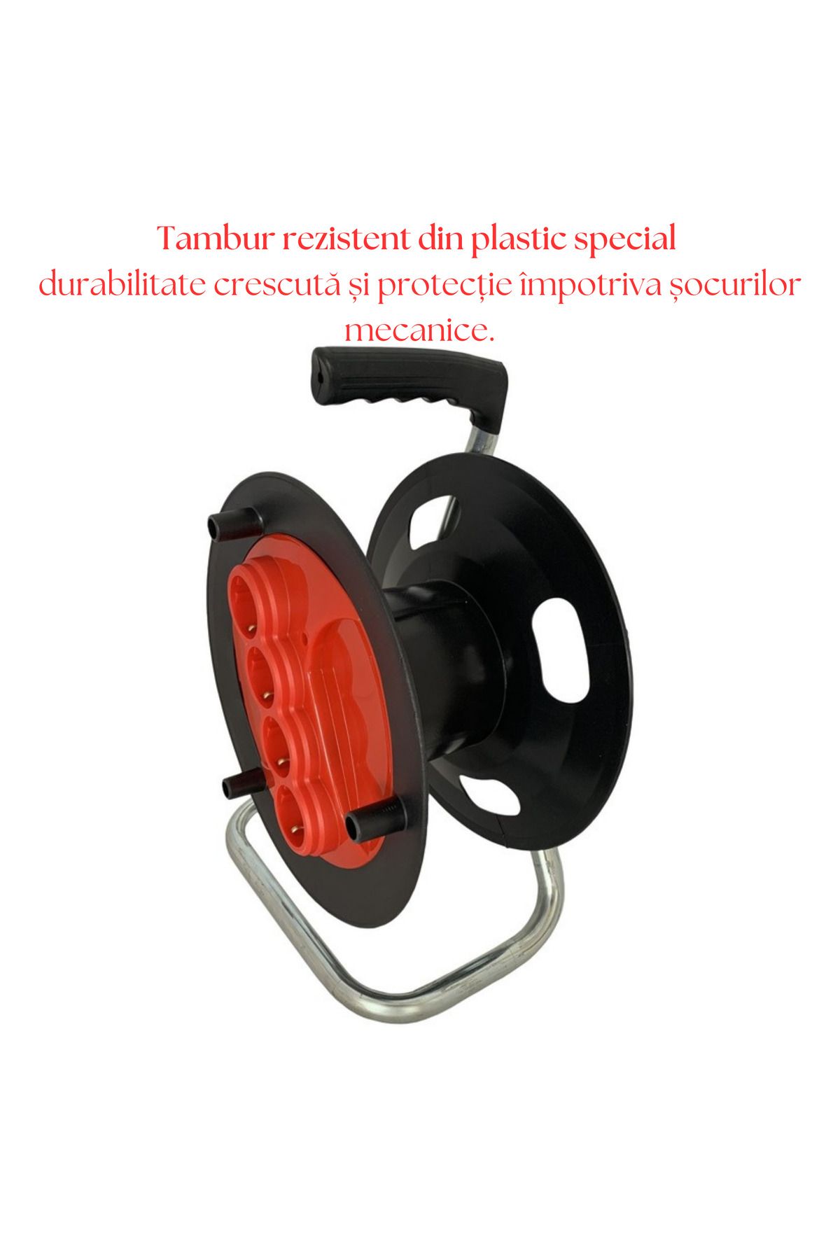 FİAPFO-Extension Cord on Roll APF® 50m, 4 Sockets, Copper Cable 2 x 2, 5 mm², IP20 4