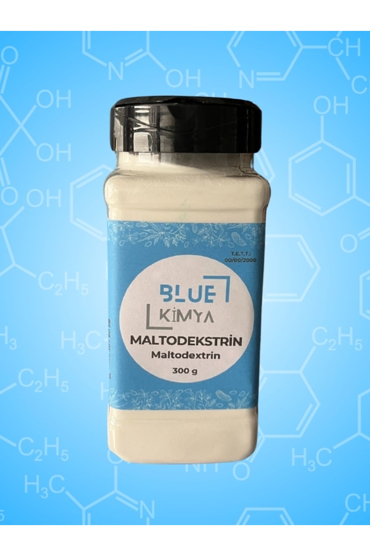 Blue Kimya Maltodekstrin 300 gr - Maltodextrin (Gıda Kalite) - Kolay Kullanım