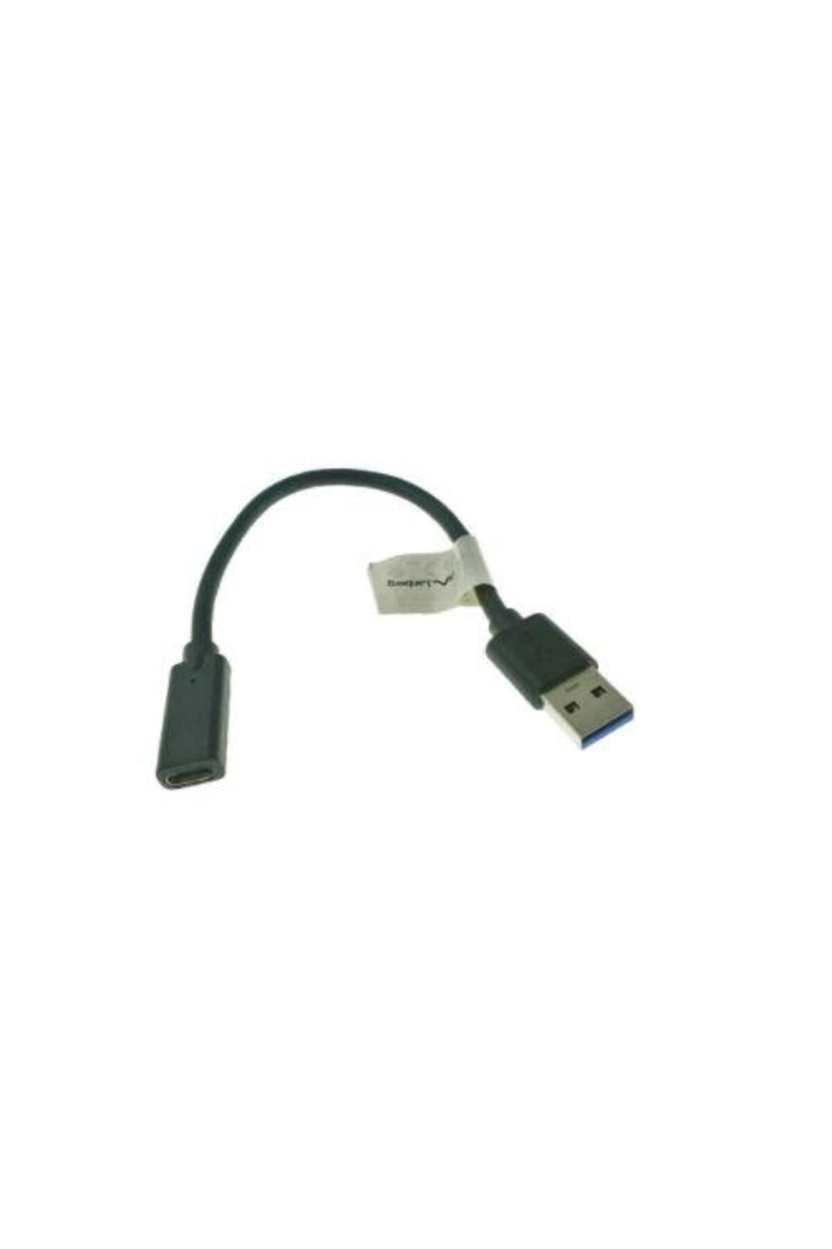 Lanberg-Cablu Lanberg OTG AD-UC-UA-03, USB Tip-C - USB 3.1, 15 cm (Negru) 1