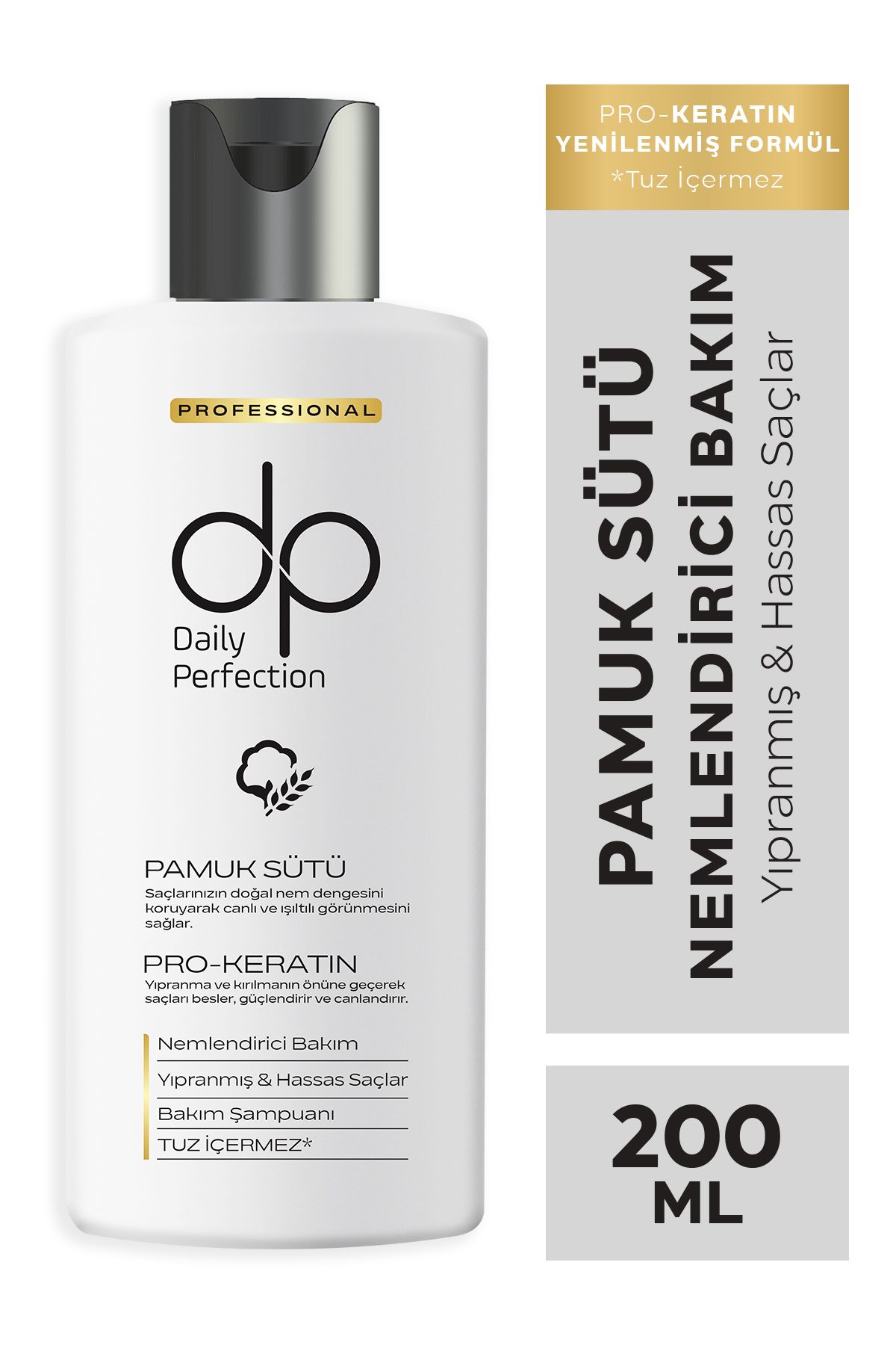 dp Daily Perfection Şampuan Pamuk Sütü 200 ml
